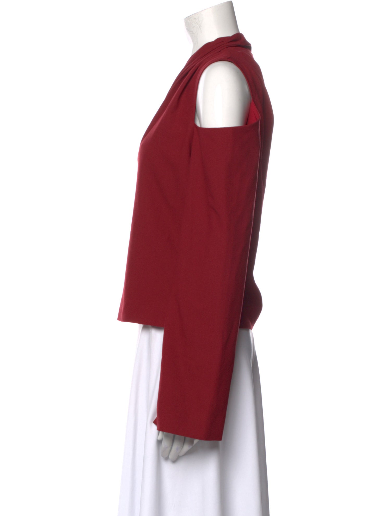 Jonathan Simkhai One-Shoulder Long Sleeve Blouse w/ Tags