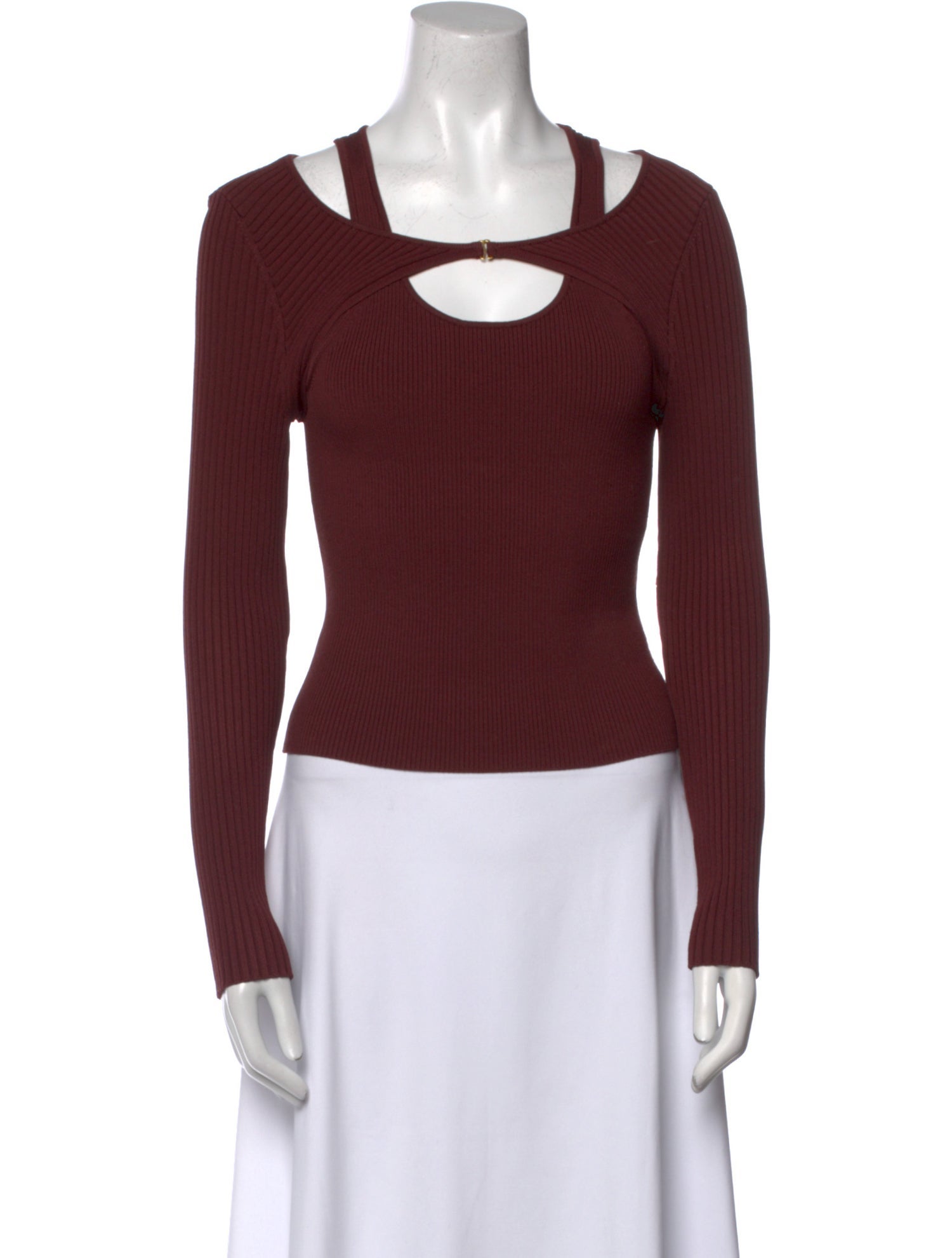 Jonathan Simkhai Square Neckline Long Sleeve Bodysuit