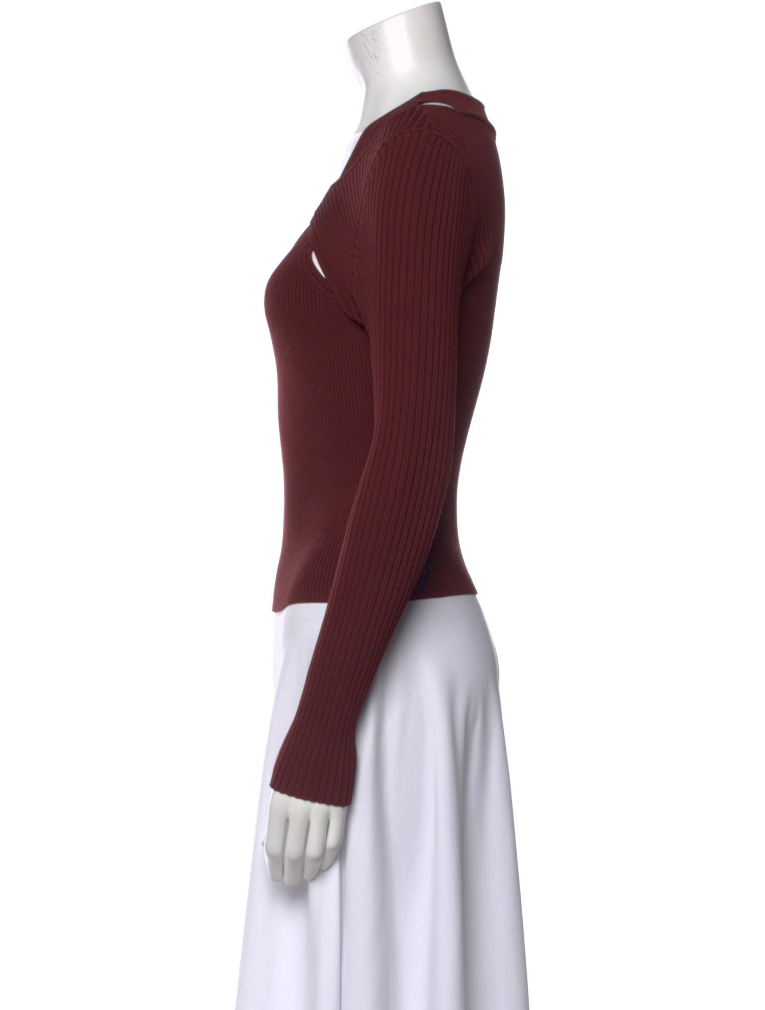 Jonathan Simkhai Square Neckline Long Sleeve Bodysuit