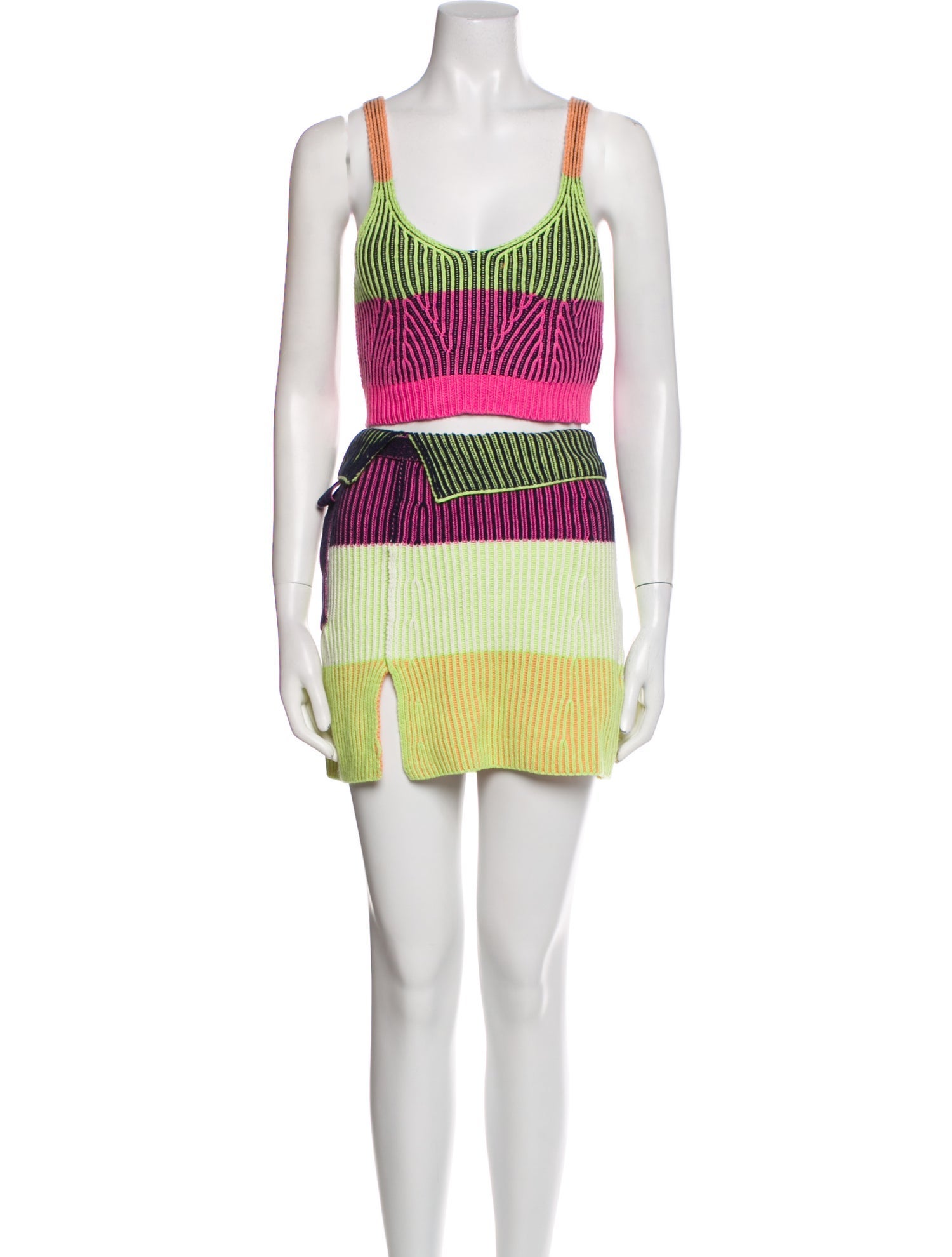 Jonathan Simkhai Striped Skirt Set w/ Tags