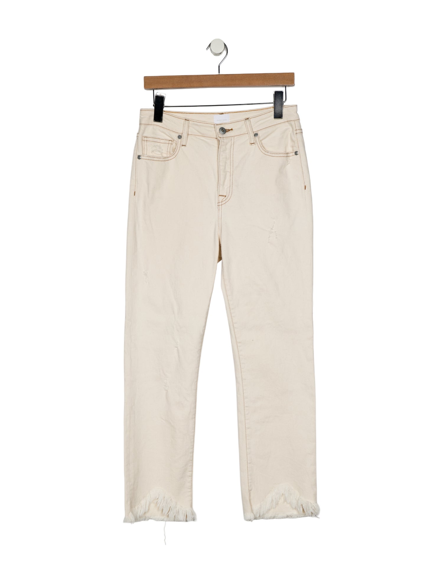 Jonathan Simkhai High-Rise Straight Leg Jeans