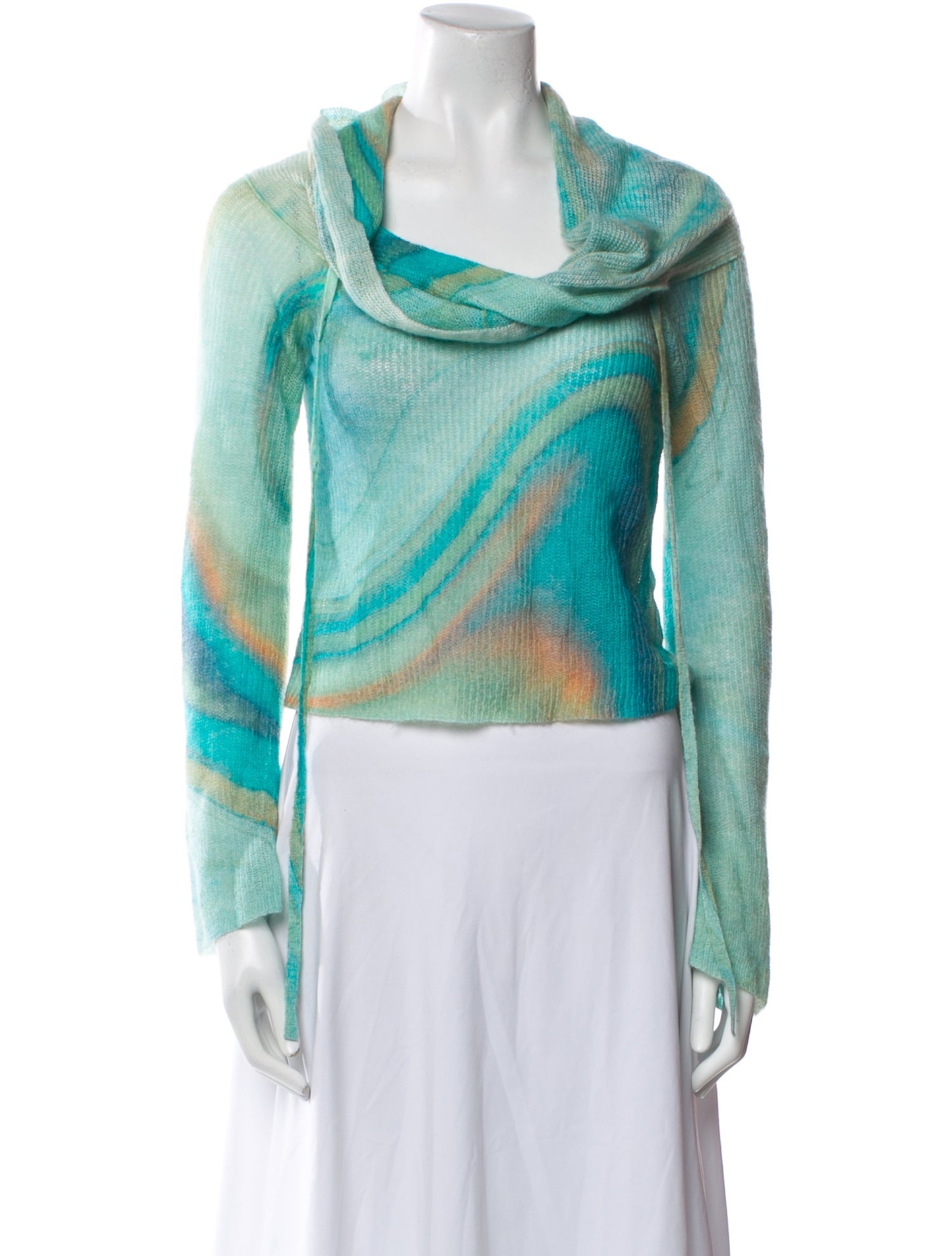 Jonathan Simkhai Nylon Printed Sweater