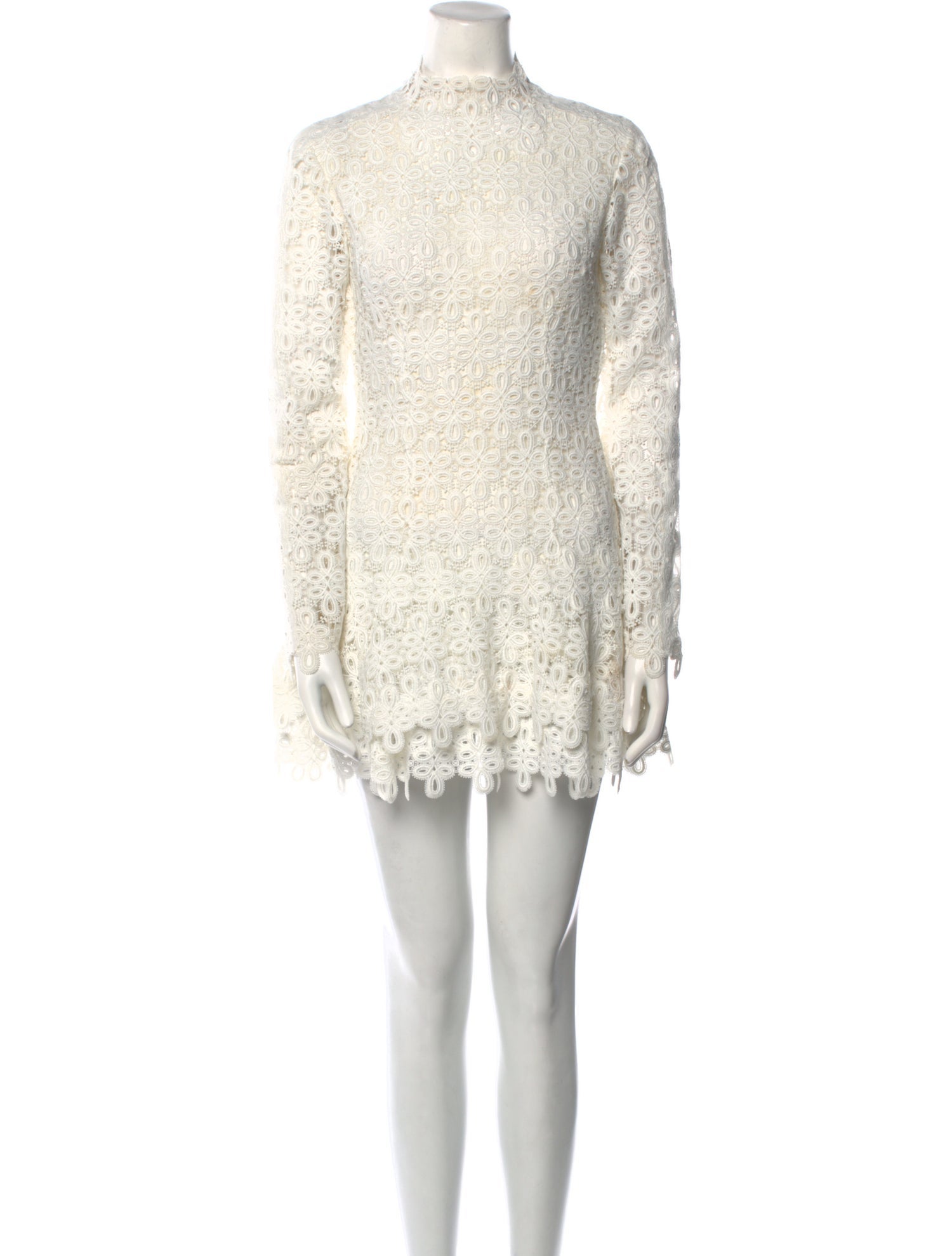 Jonathan Simkhai Mock Neck Mini Dress