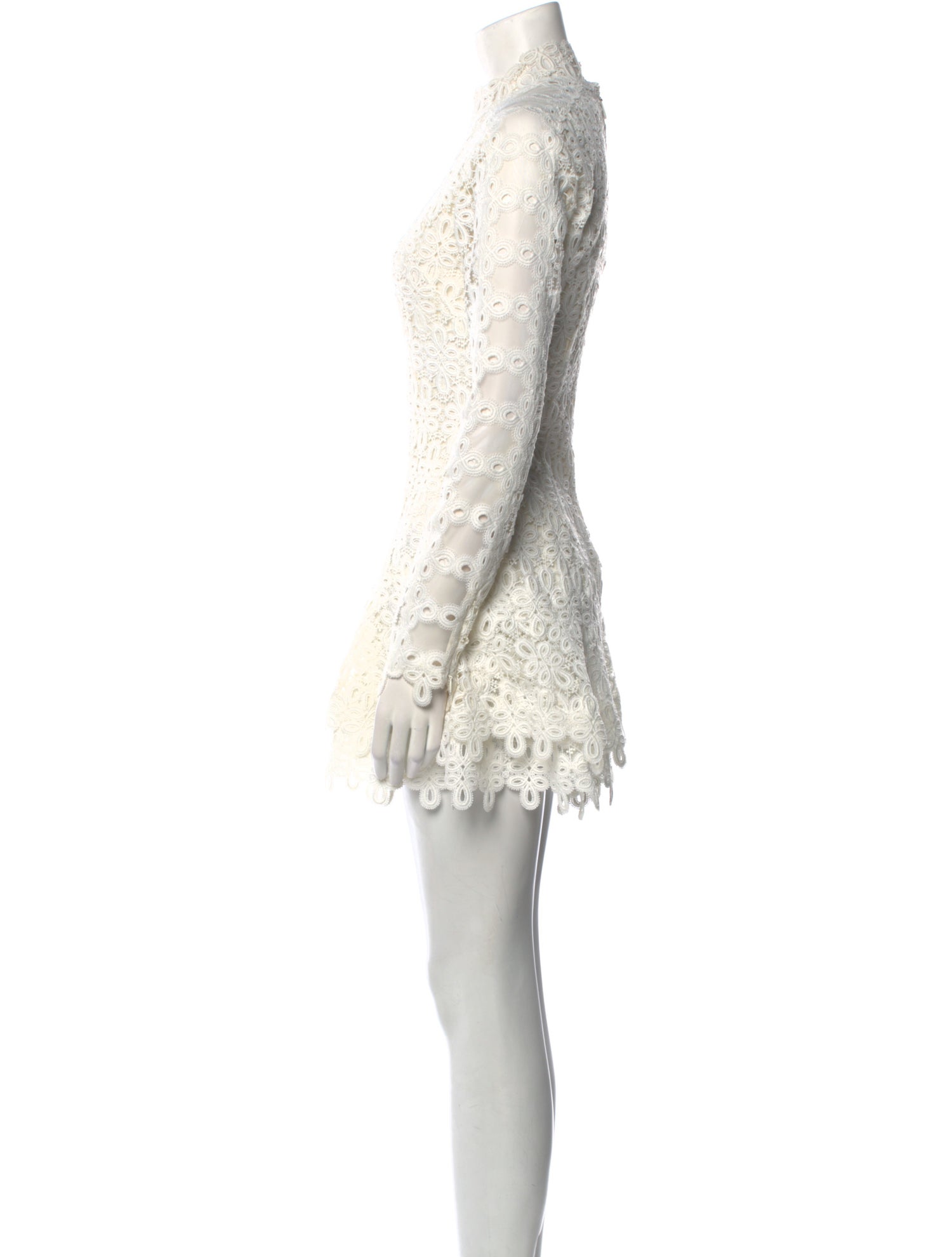 Jonathan Simkhai Mock Neck Mini Dress