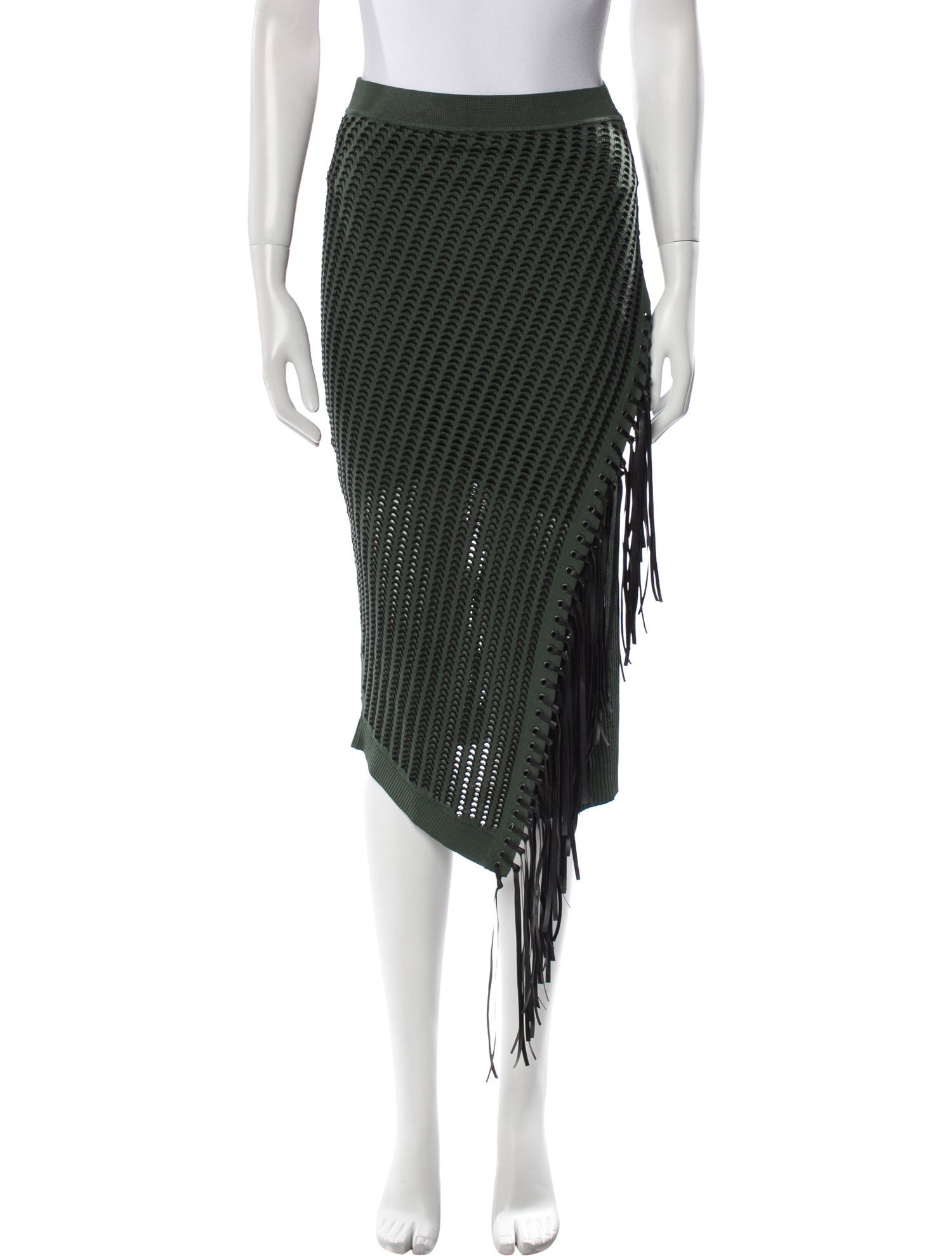 Jonathan Simkhai Cutout Accent Midi Length Skirt