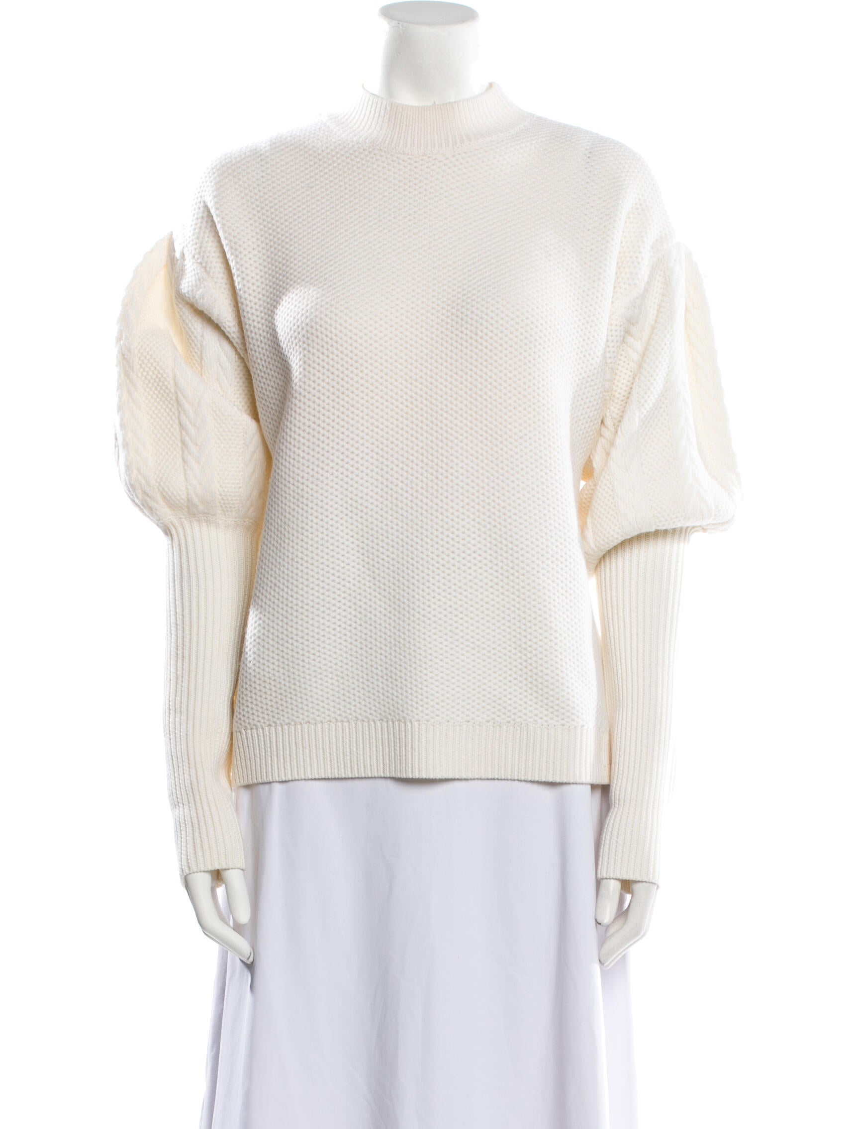 Jonathan Simkhai Wool Mock Neck Sweater