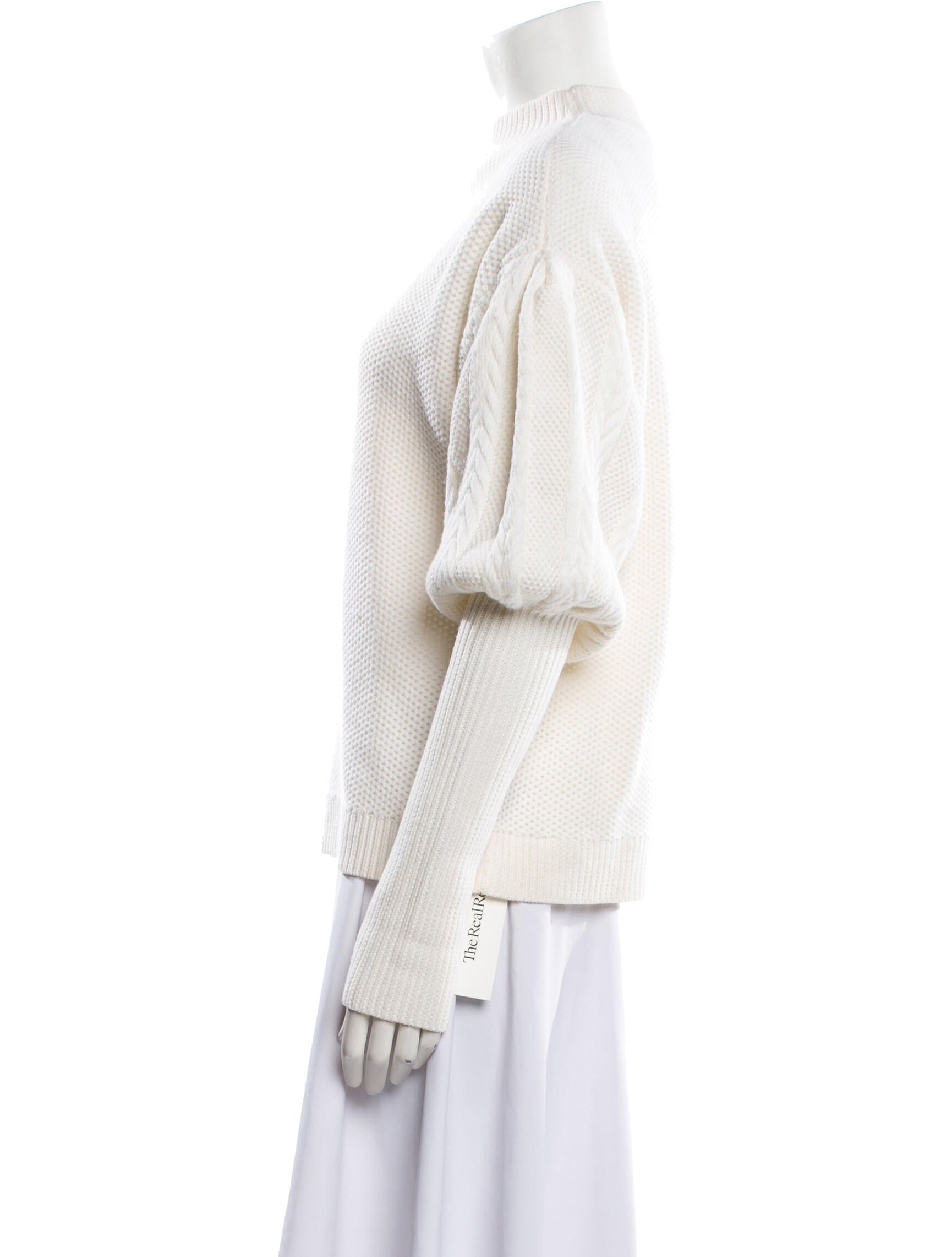 Jonathan Simkhai Wool Mock Neck Sweater