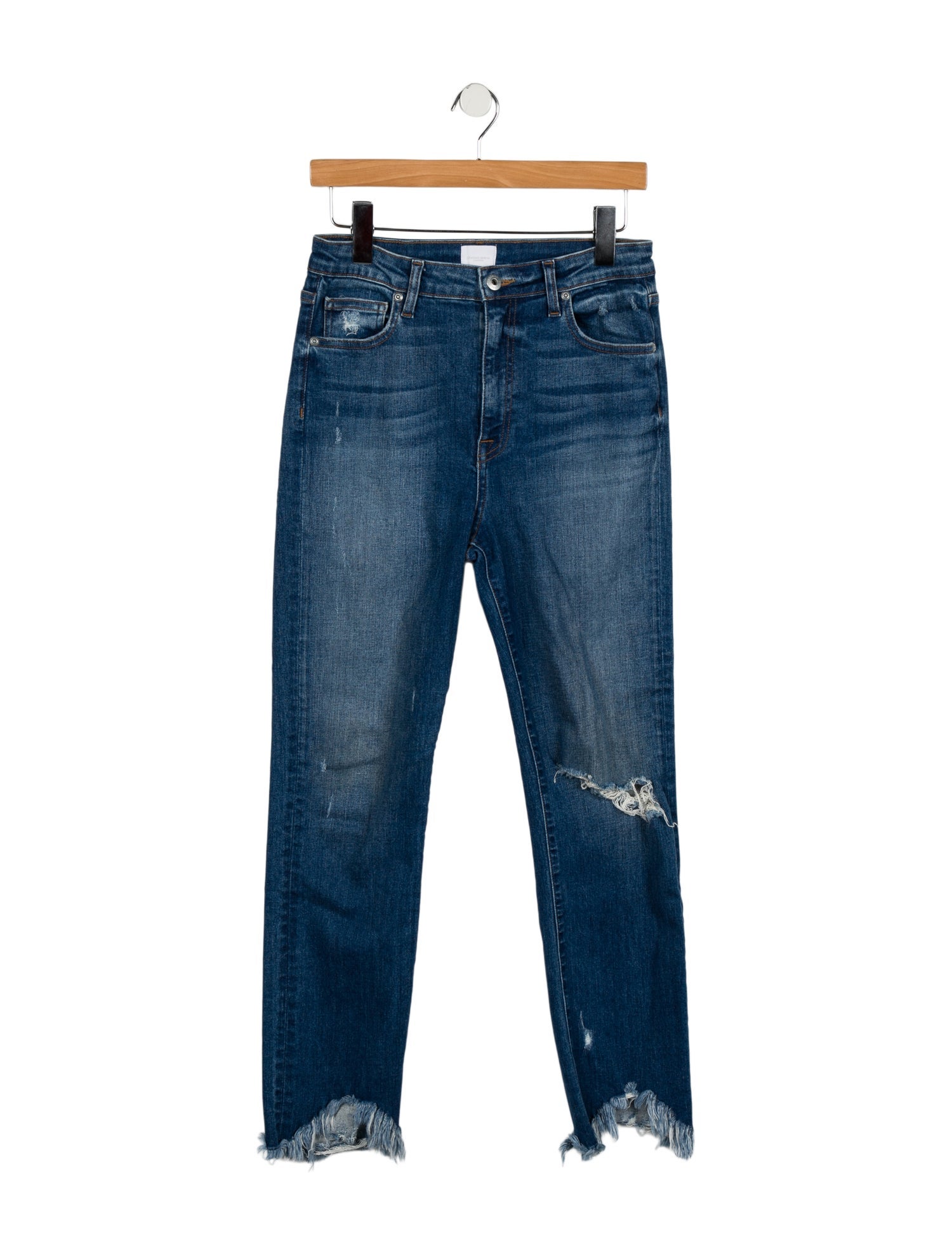 Jonathan Simkhai Mid-Rise Straight Leg Jeans