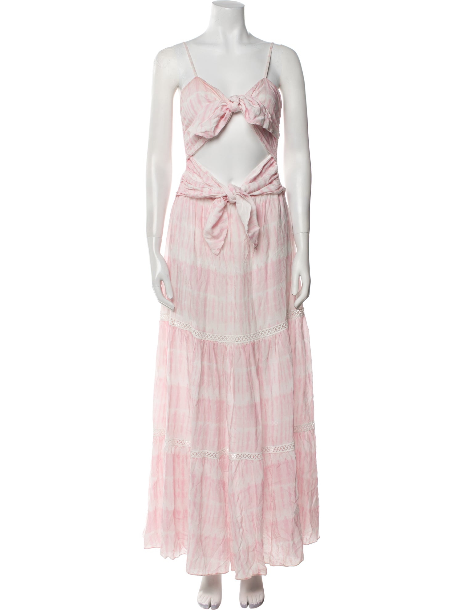 Jonathan Simkhai Tie-Dye Print Long Dress
