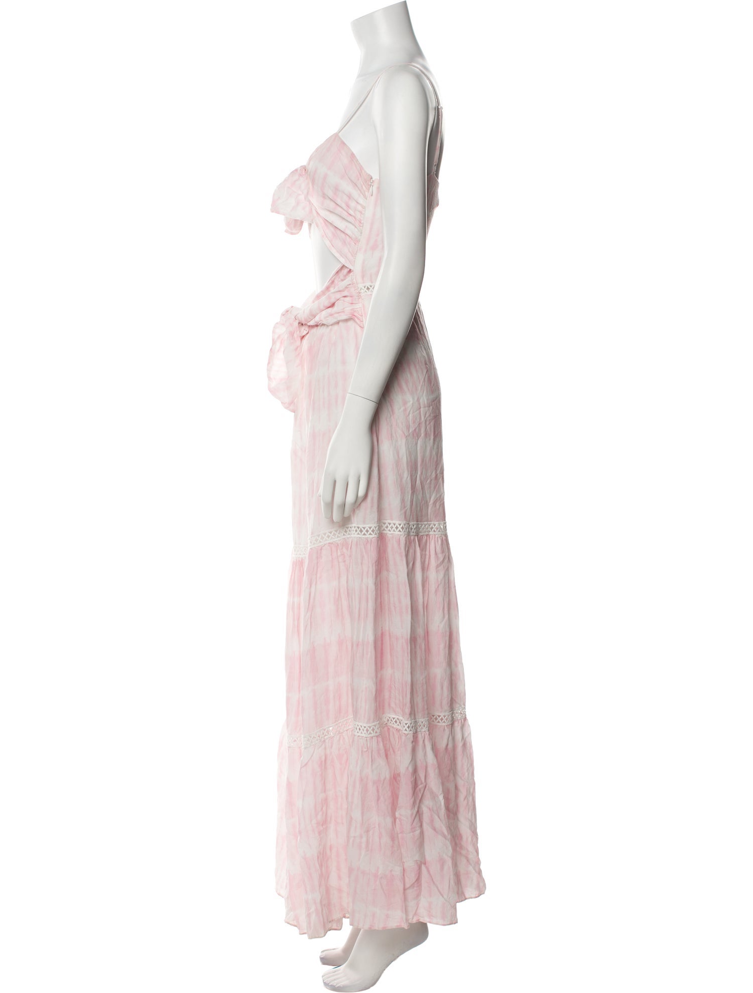 Jonathan Simkhai Tie-Dye Print Long Dress
