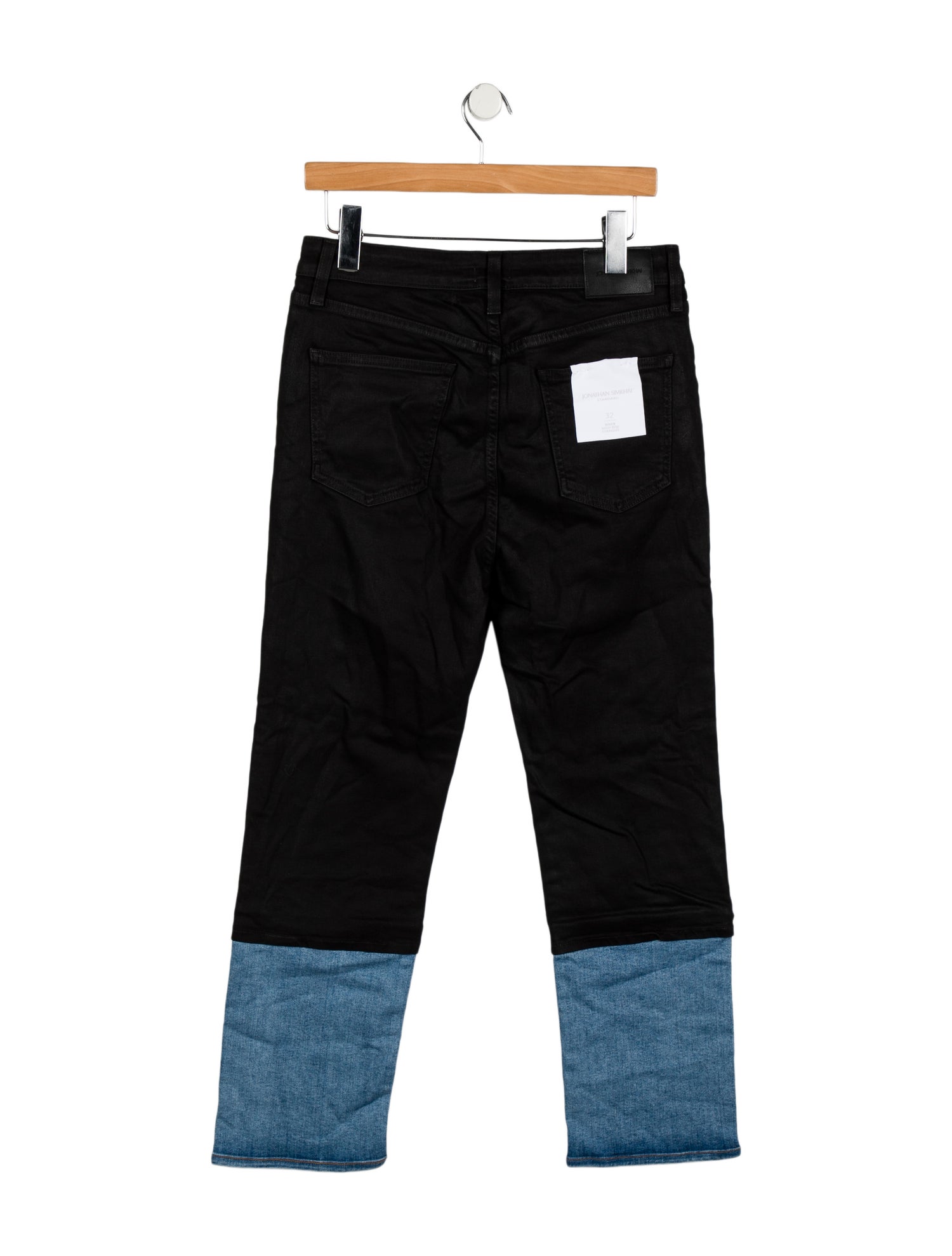 Jonathan Simkhai High-Rise Straight Leg Jeans w/ Tags