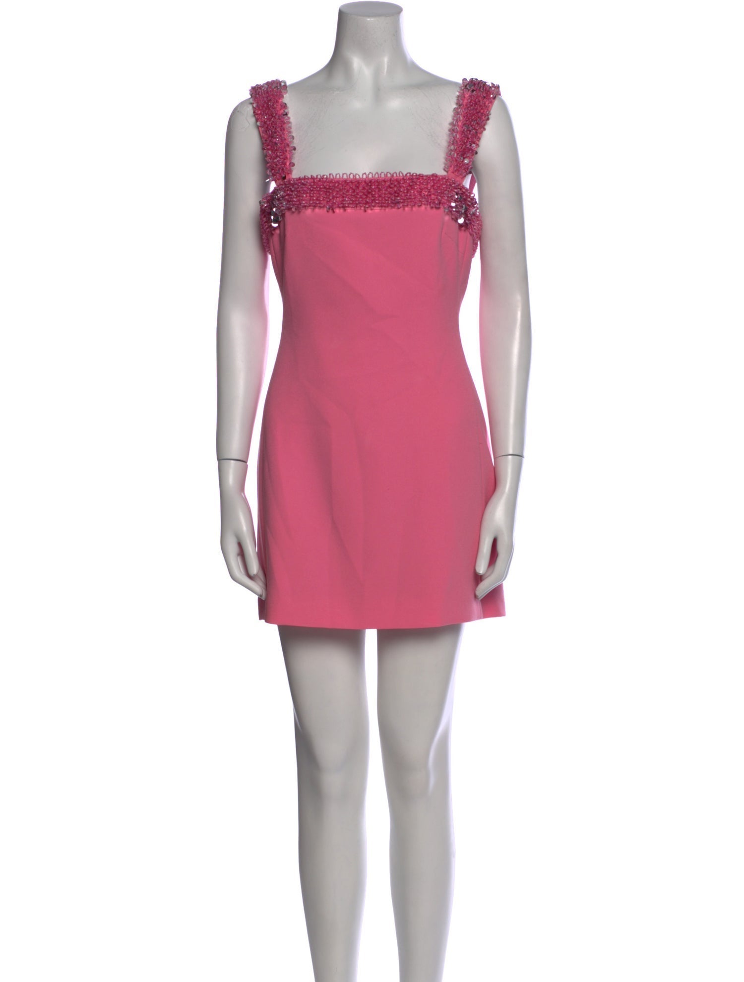 Jonathan Simkhai Square Neckline Mini Dress