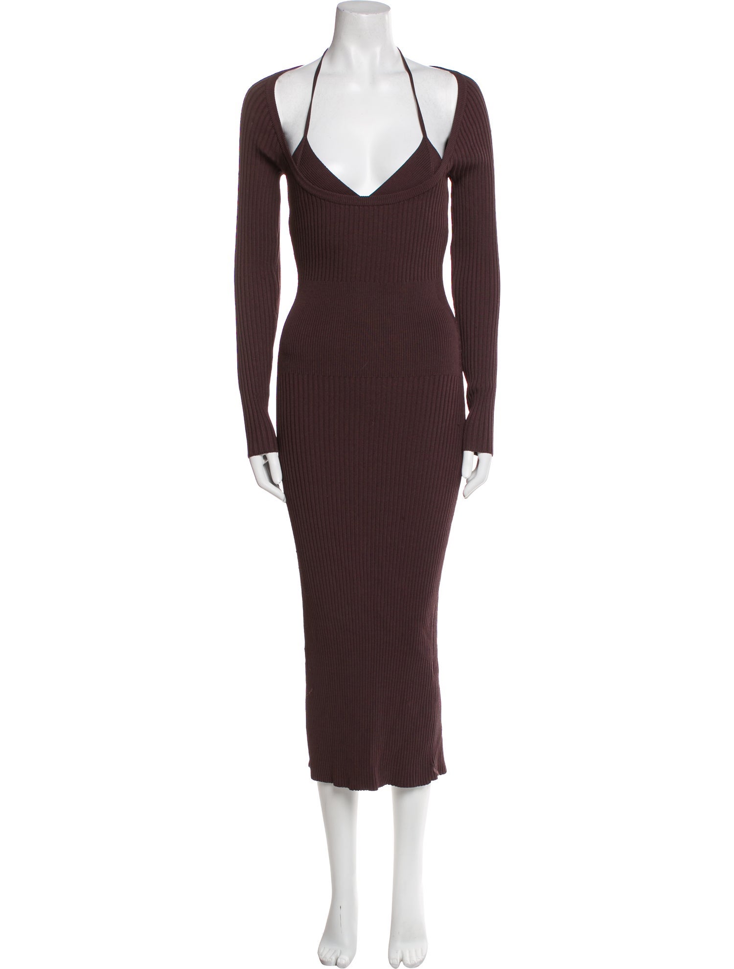 Jonathan Simkhai V-Neck Long Dress