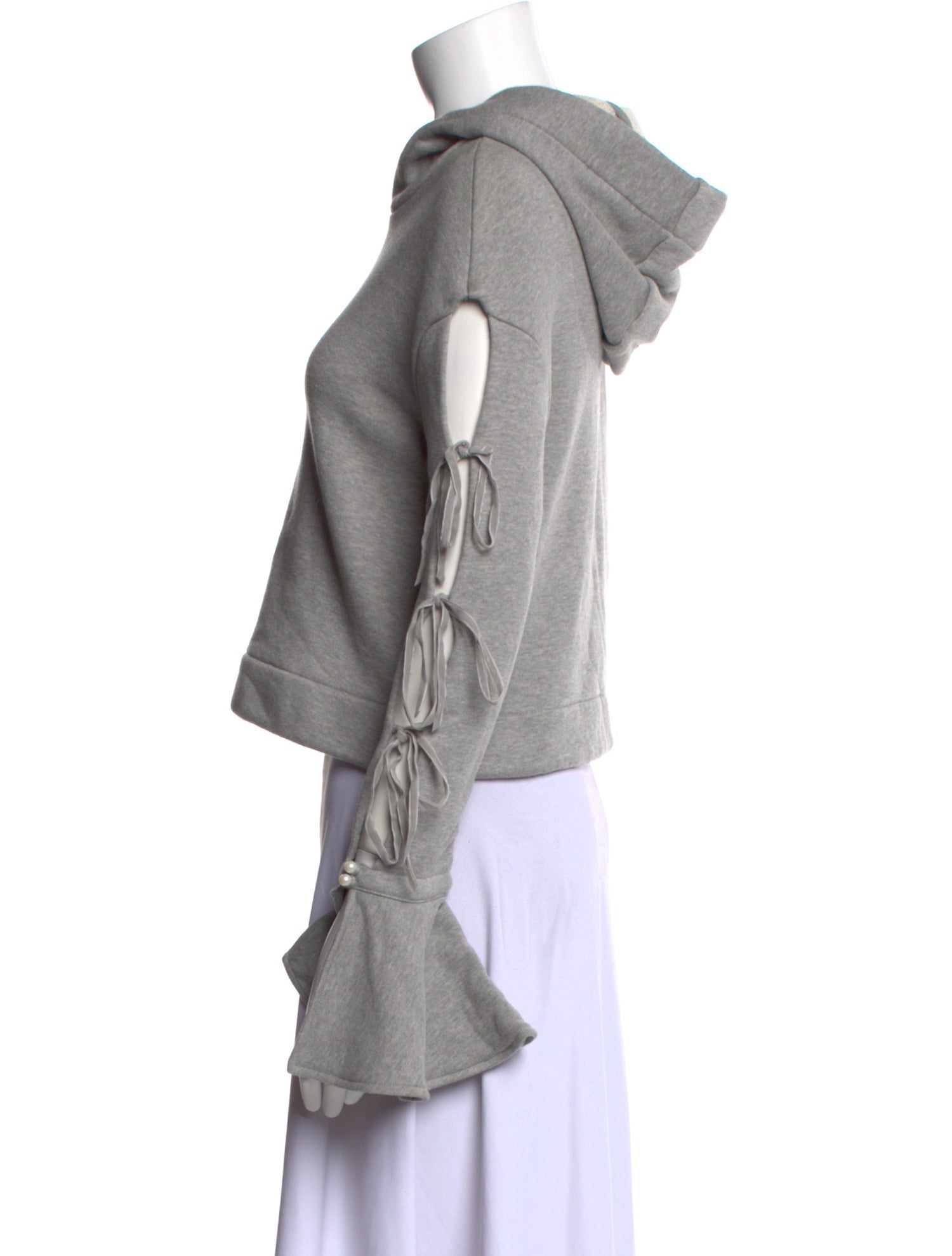 Jonathan Simkhai Crew Neck Long Sleeve Sweatshirt