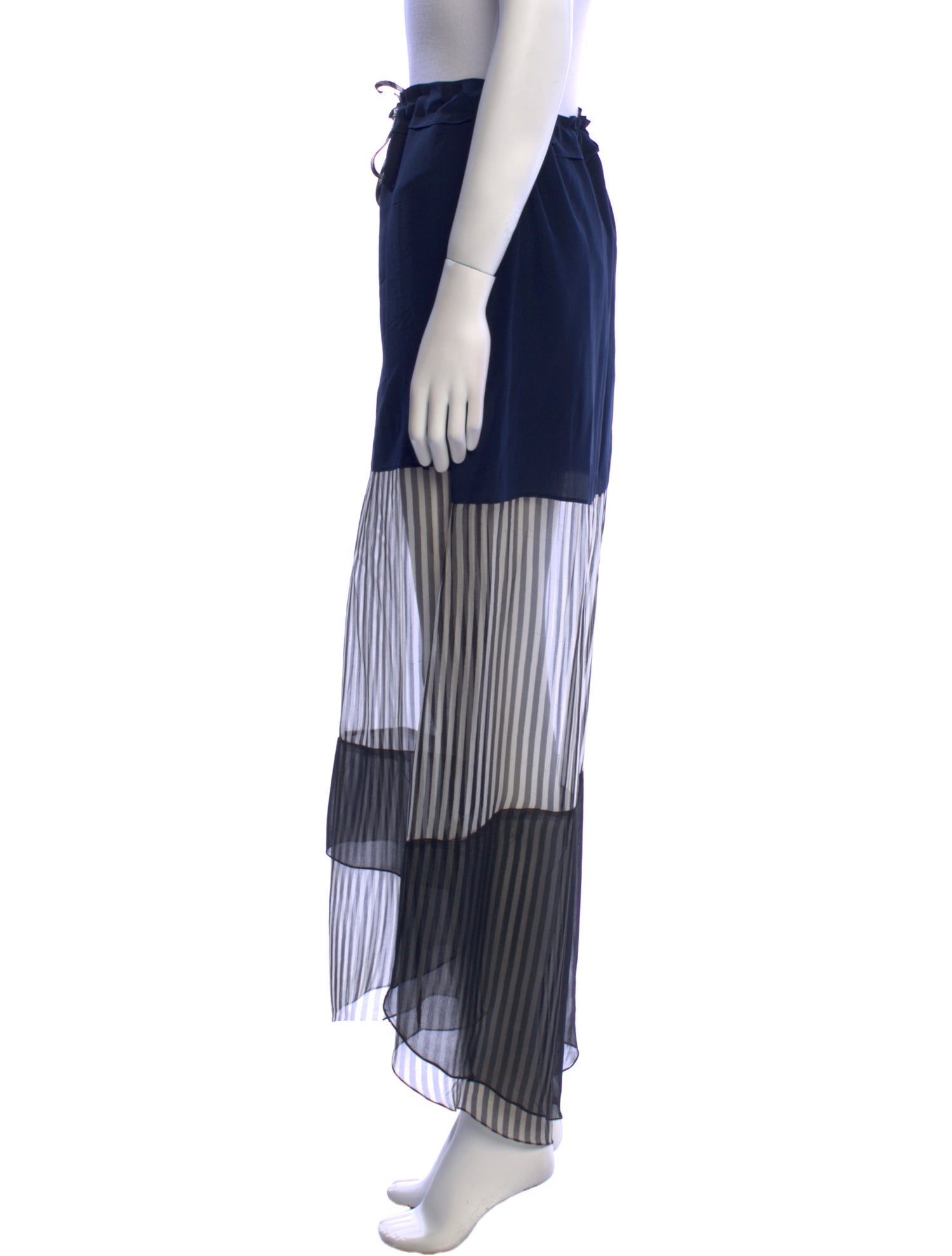 Jonathan Simkhai Striped Long Skirt