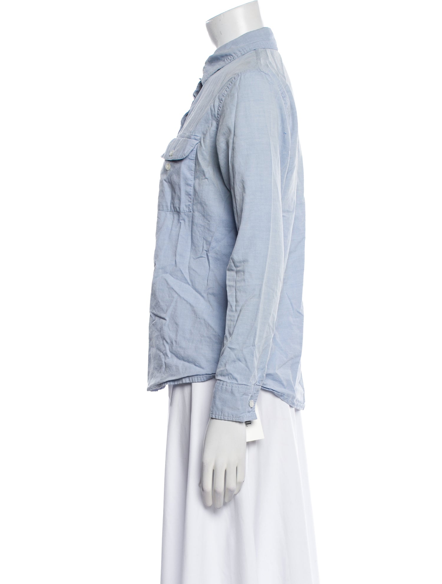 Jonathan Simkhai Long Sleeve Button-Up Top