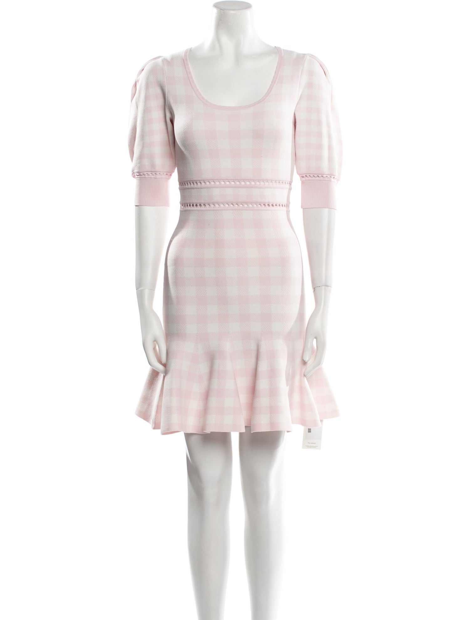 Jonathan Simkhai Plaid Print Mini Dress