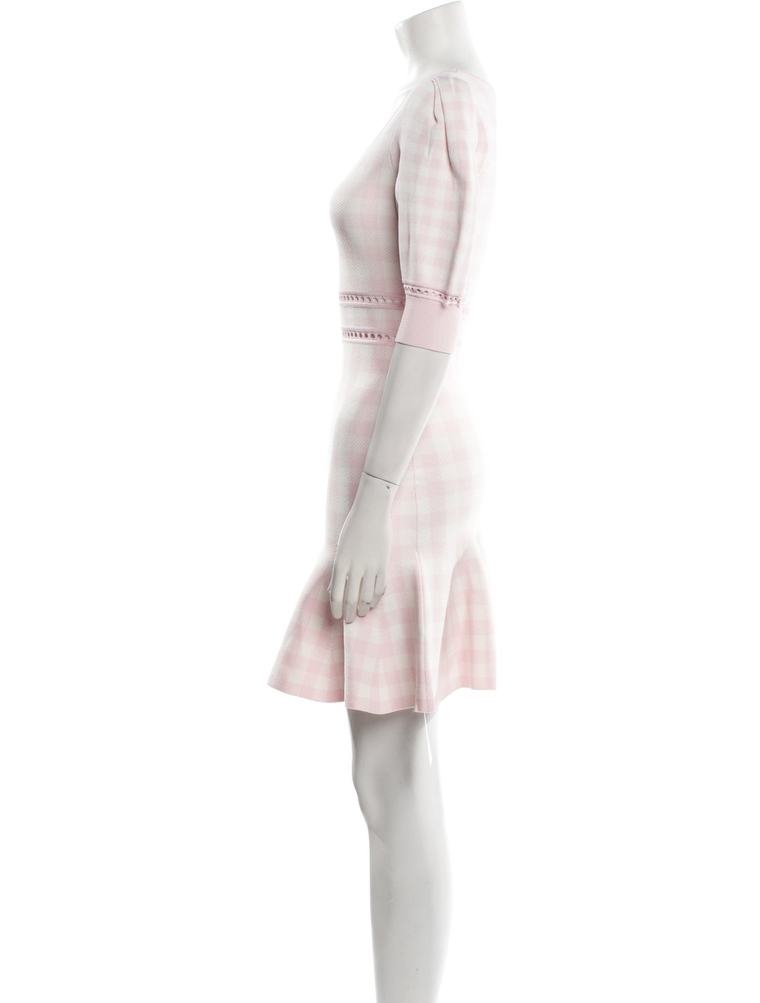 Jonathan Simkhai Plaid Print Mini Dress