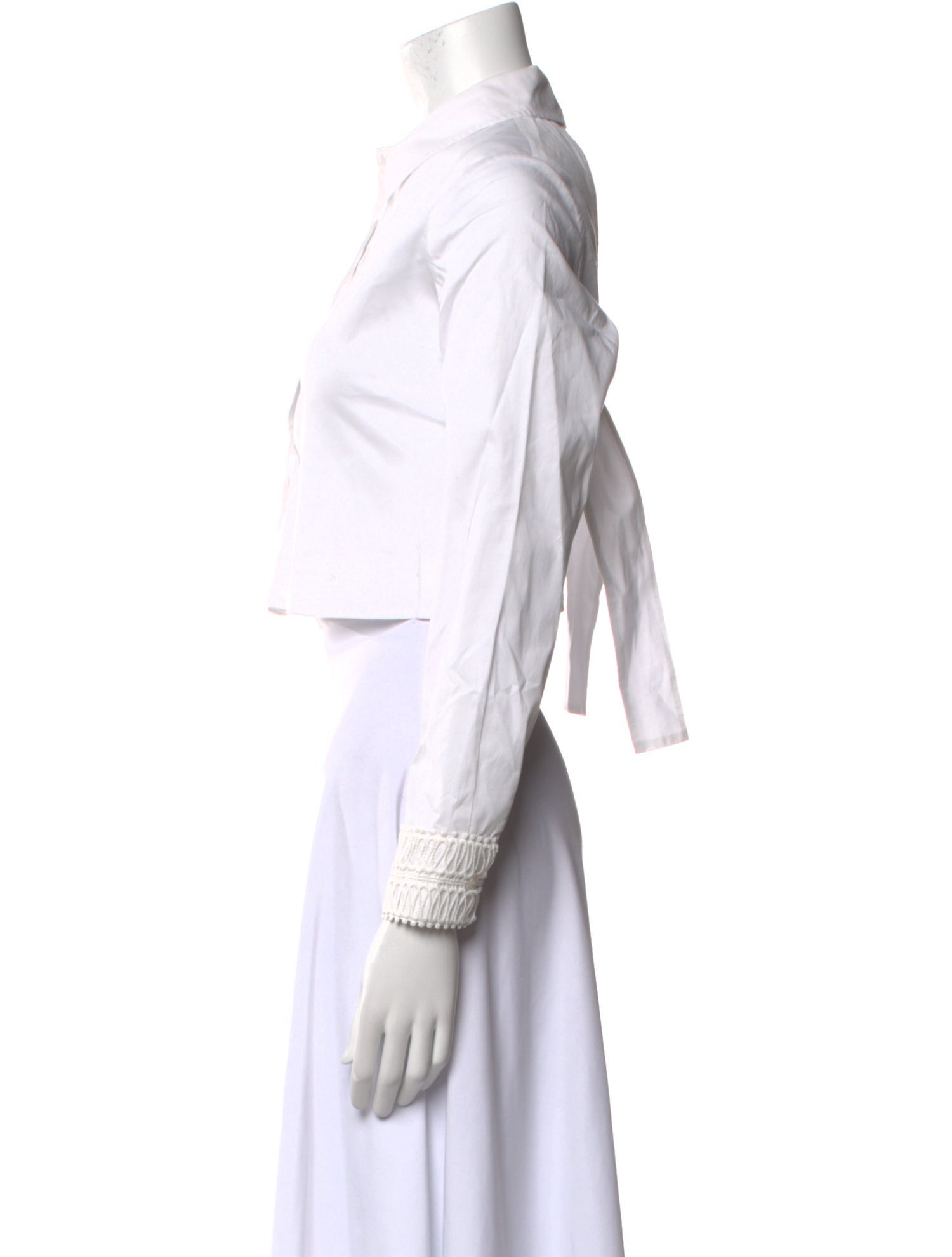 Jonathan Simkhai Long Sleeve Crop Top