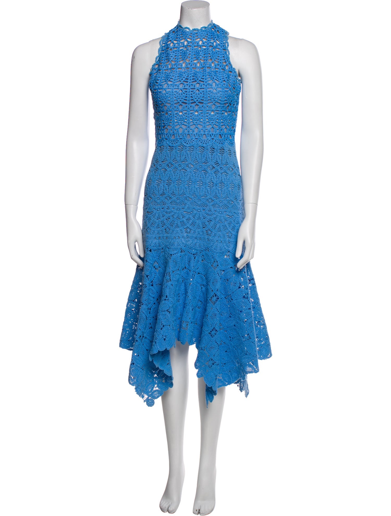 Jonathan Simkhai Lace Pattern Long Dress