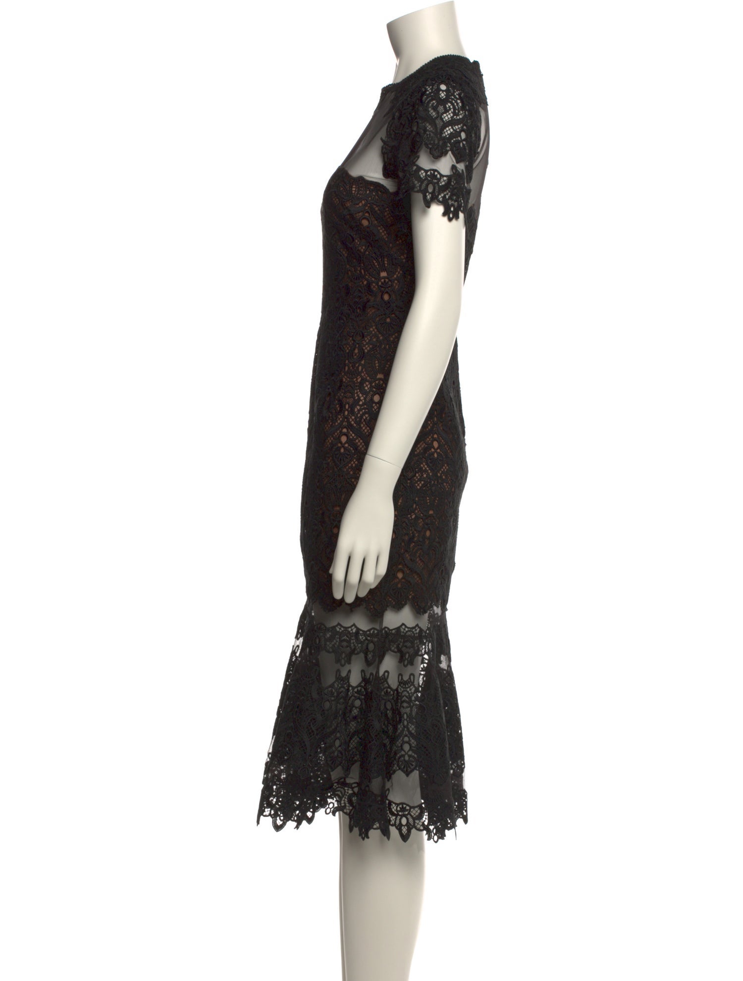 Jonathan Simkhai Lace Pattern Long Dress