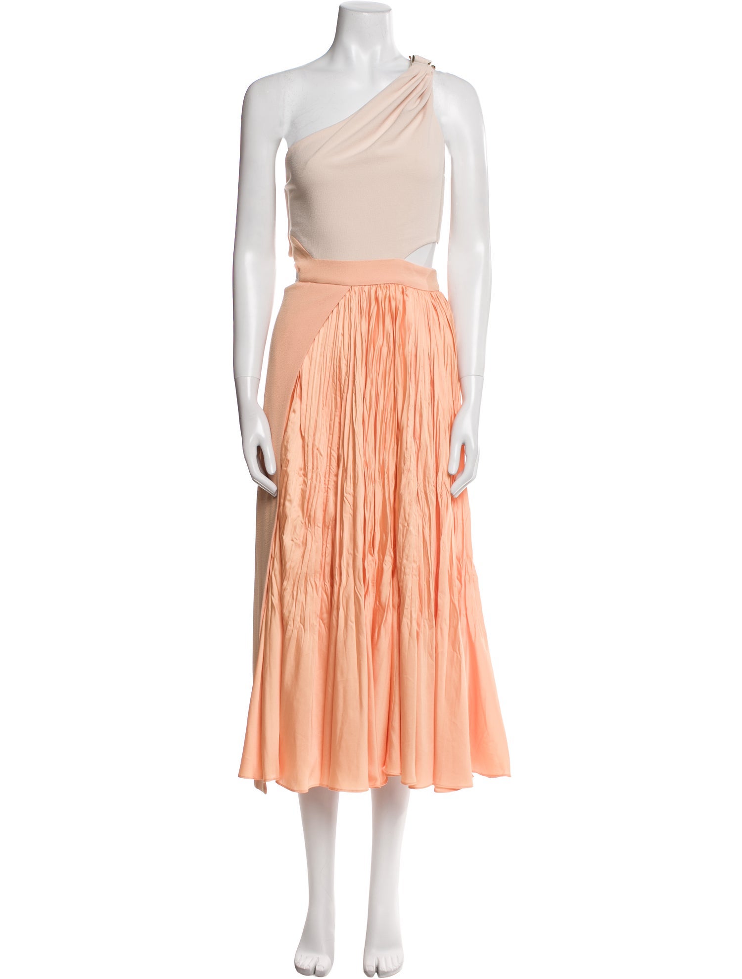 Jonathan Simkhai One-Shoulder Long Dress