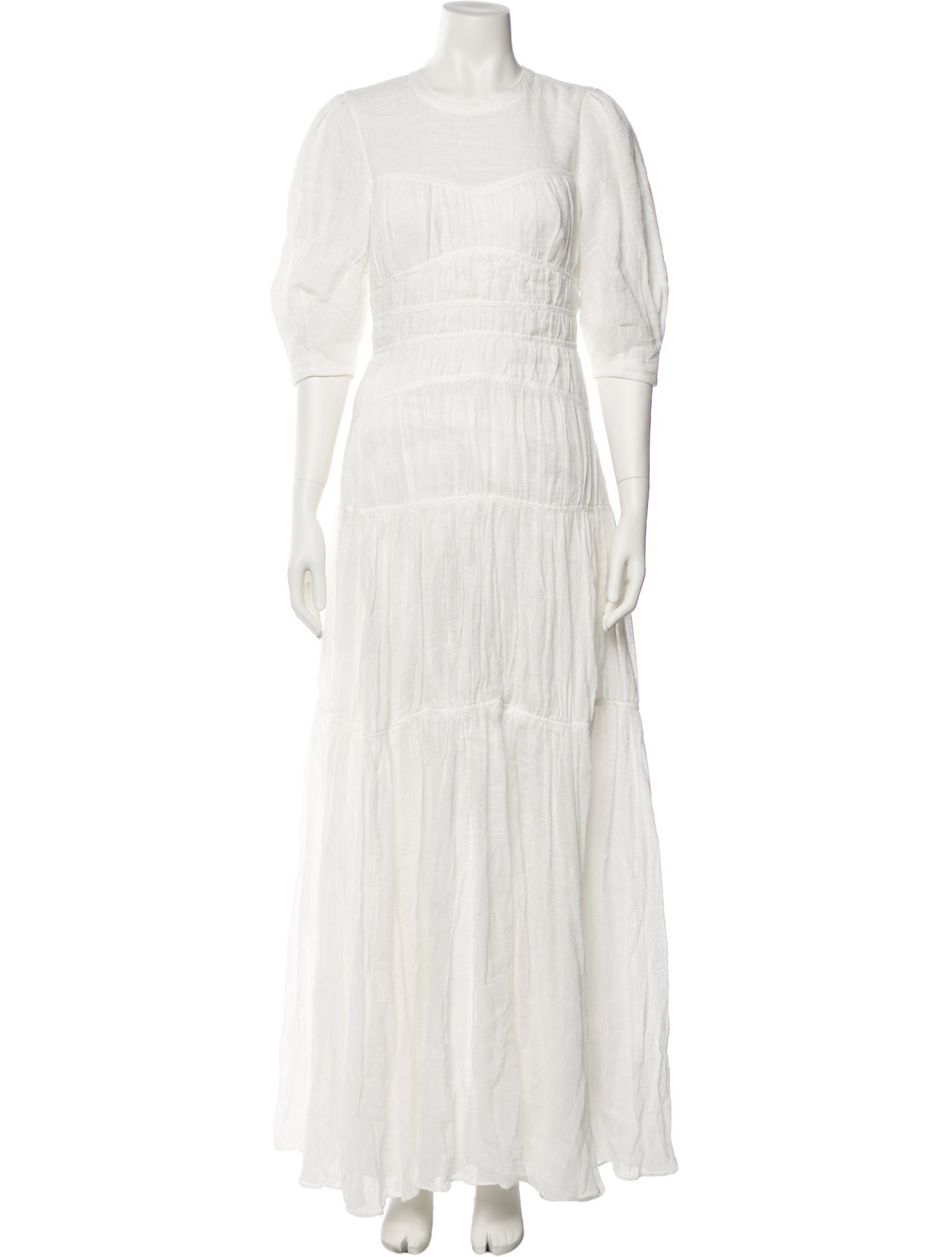 Jonathan Simkhai Crew Neck Long Dress