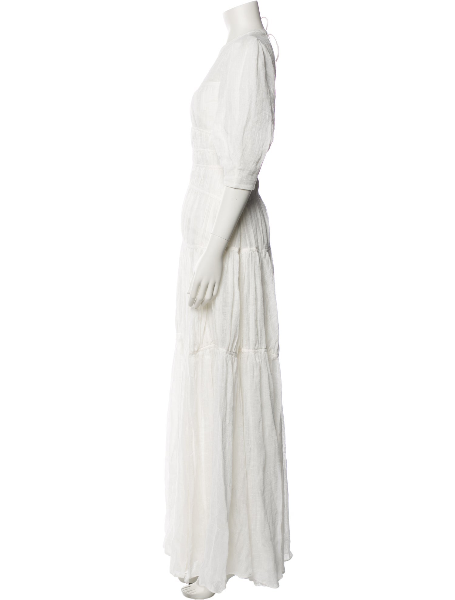 Jonathan Simkhai Crew Neck Long Dress