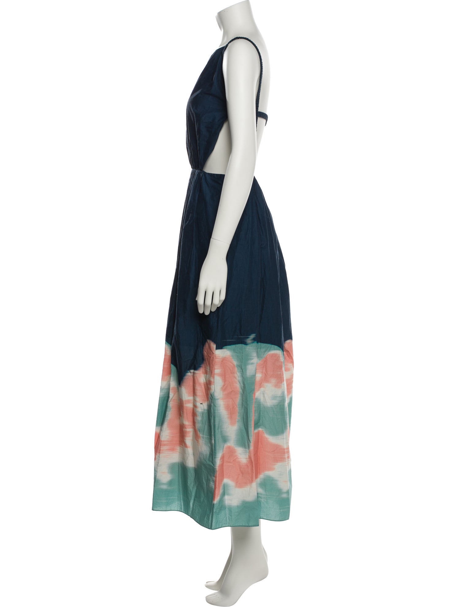 Jonathan Simkhai Tie-Dye Print Long Dress