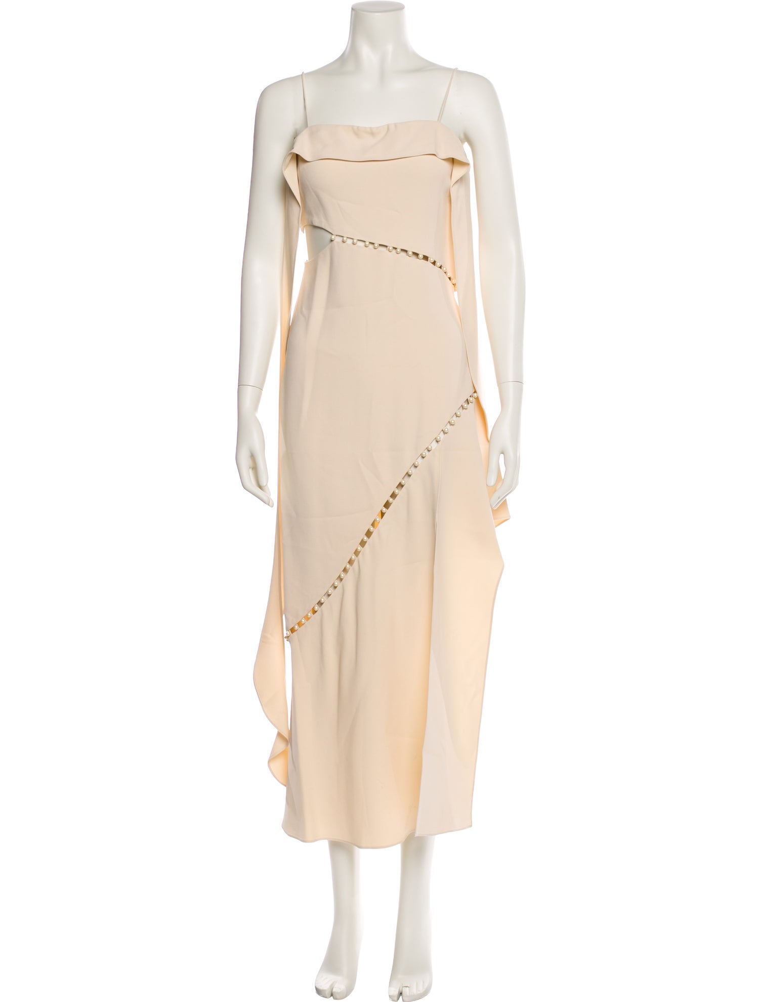 Jonathan Simkhai Square Neckline Long Dress