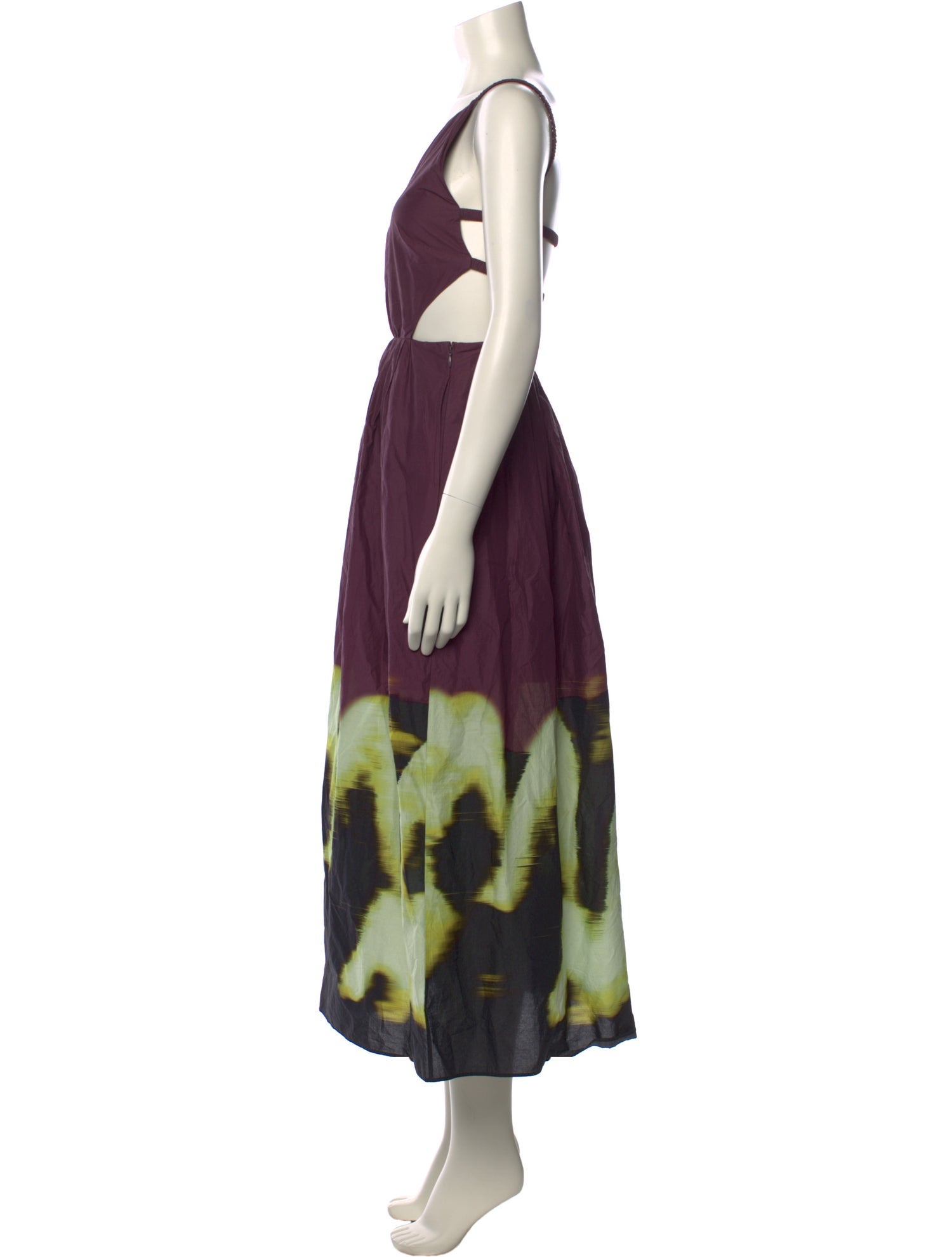 Jonathan Simkhai Graphic Print Long Dress