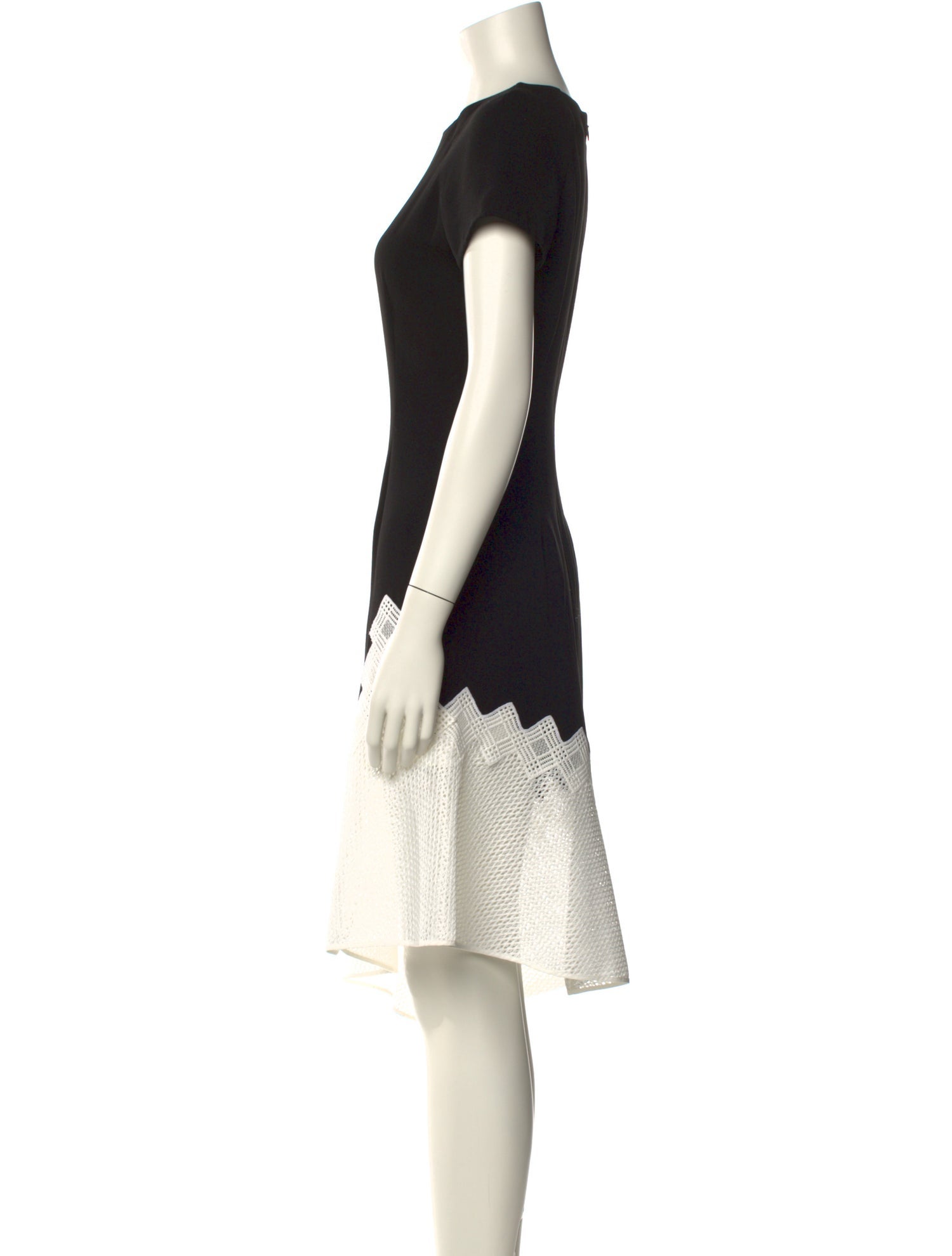 Jonathan Simkhai Colorblock Pattern Midi Length Dress