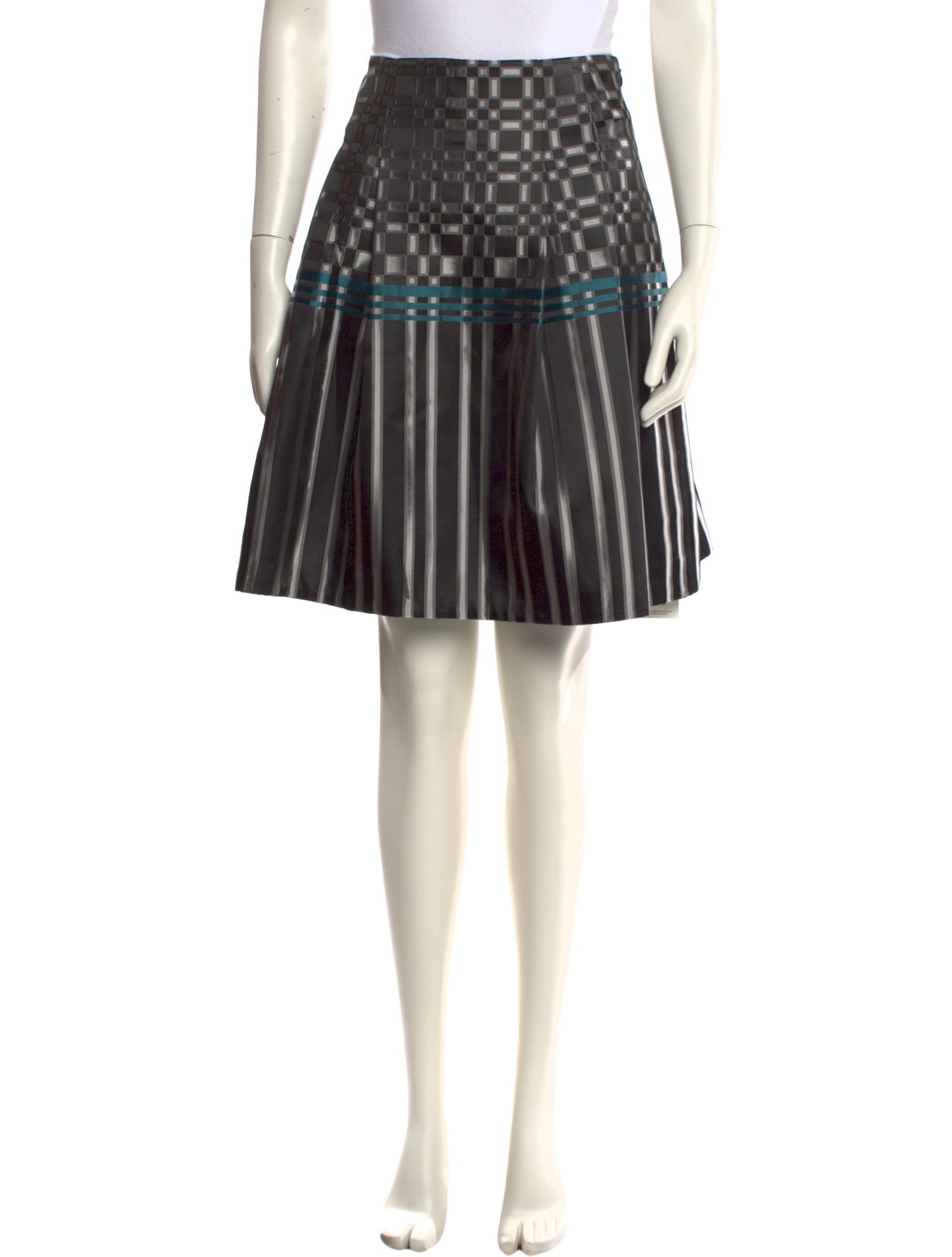 Jonathan Simkhai Striped Knee-Length Skirt