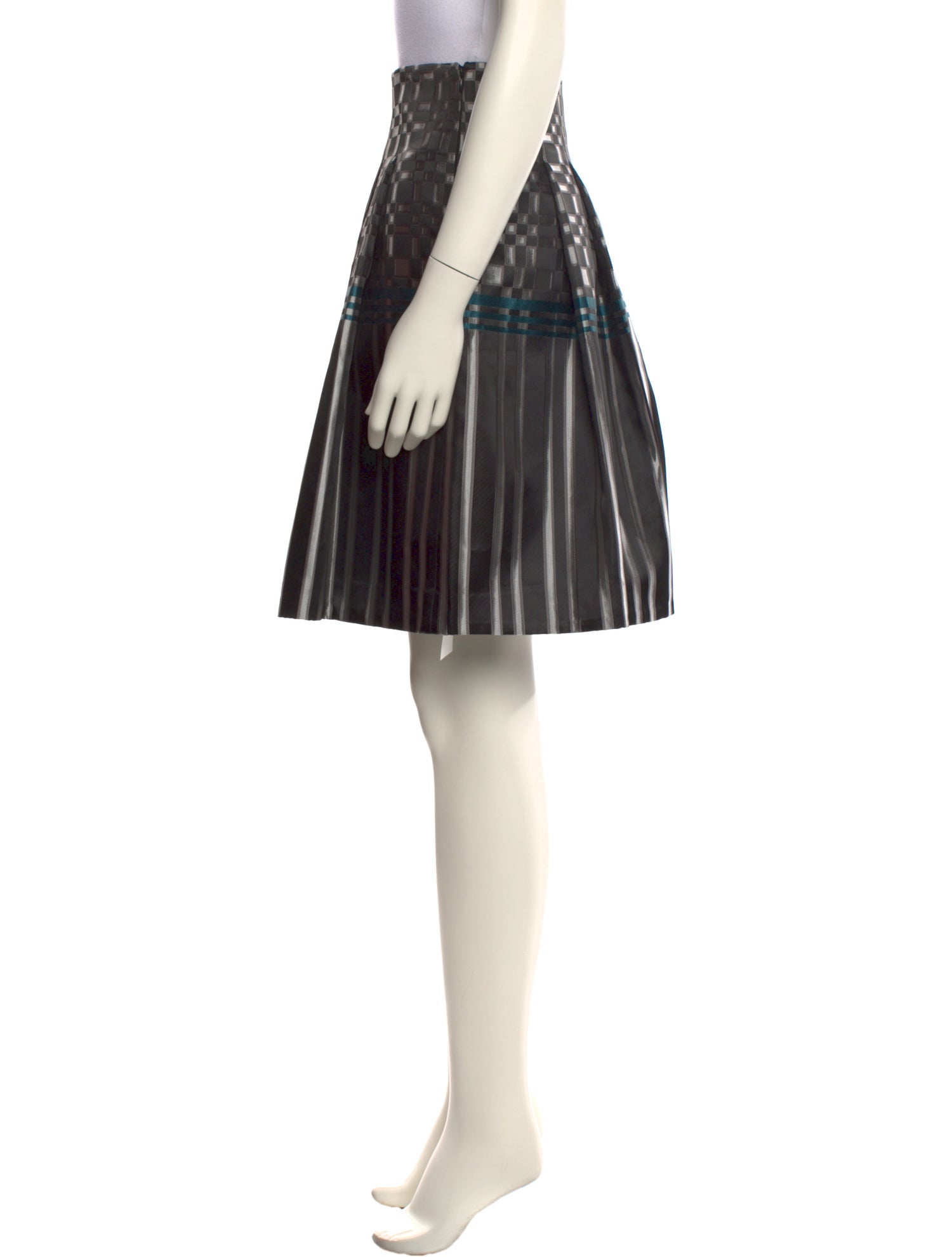 Jonathan Simkhai Striped Knee-Length Skirt