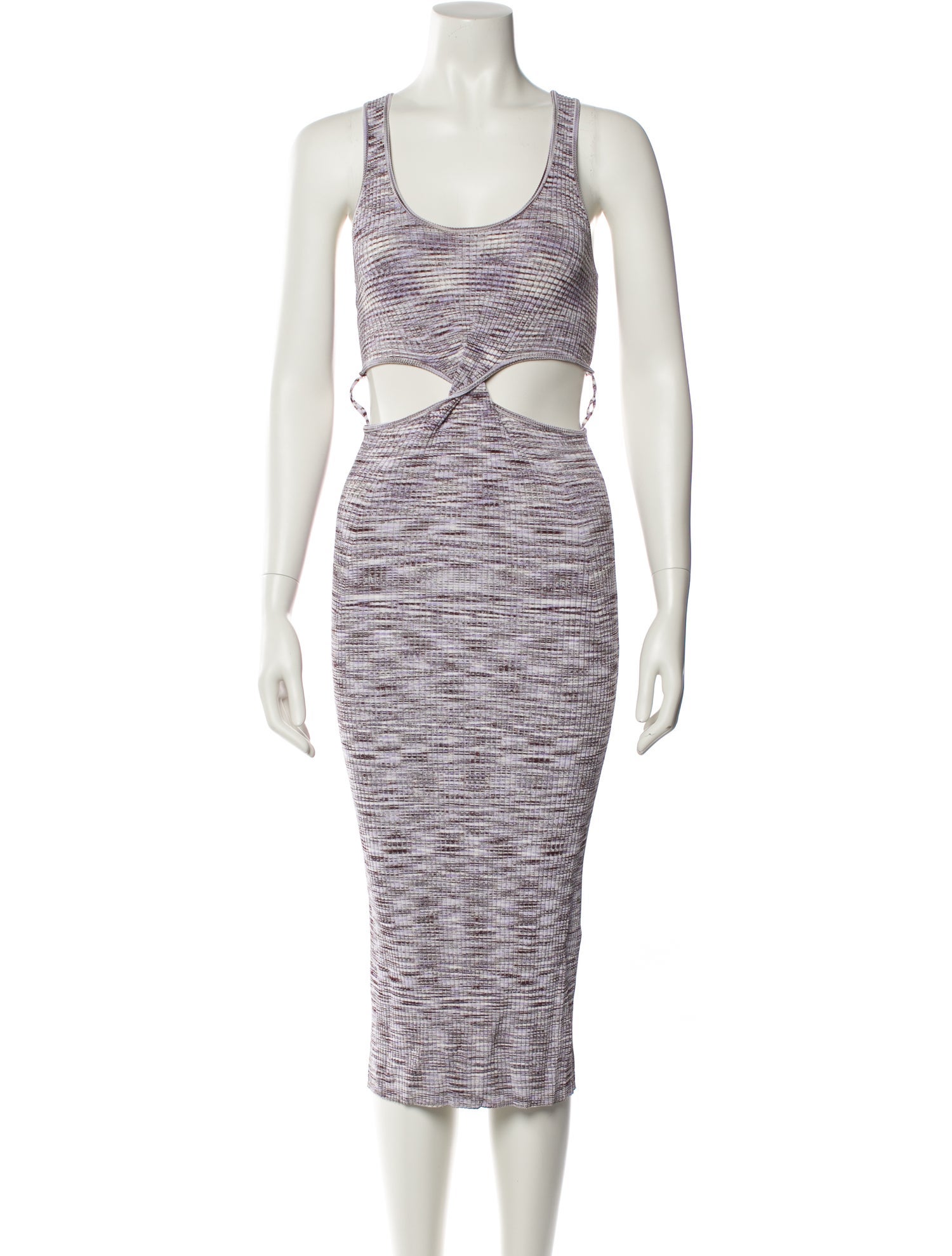 Jonathan Simkhai Striped Midi Length Dress w/ Tags