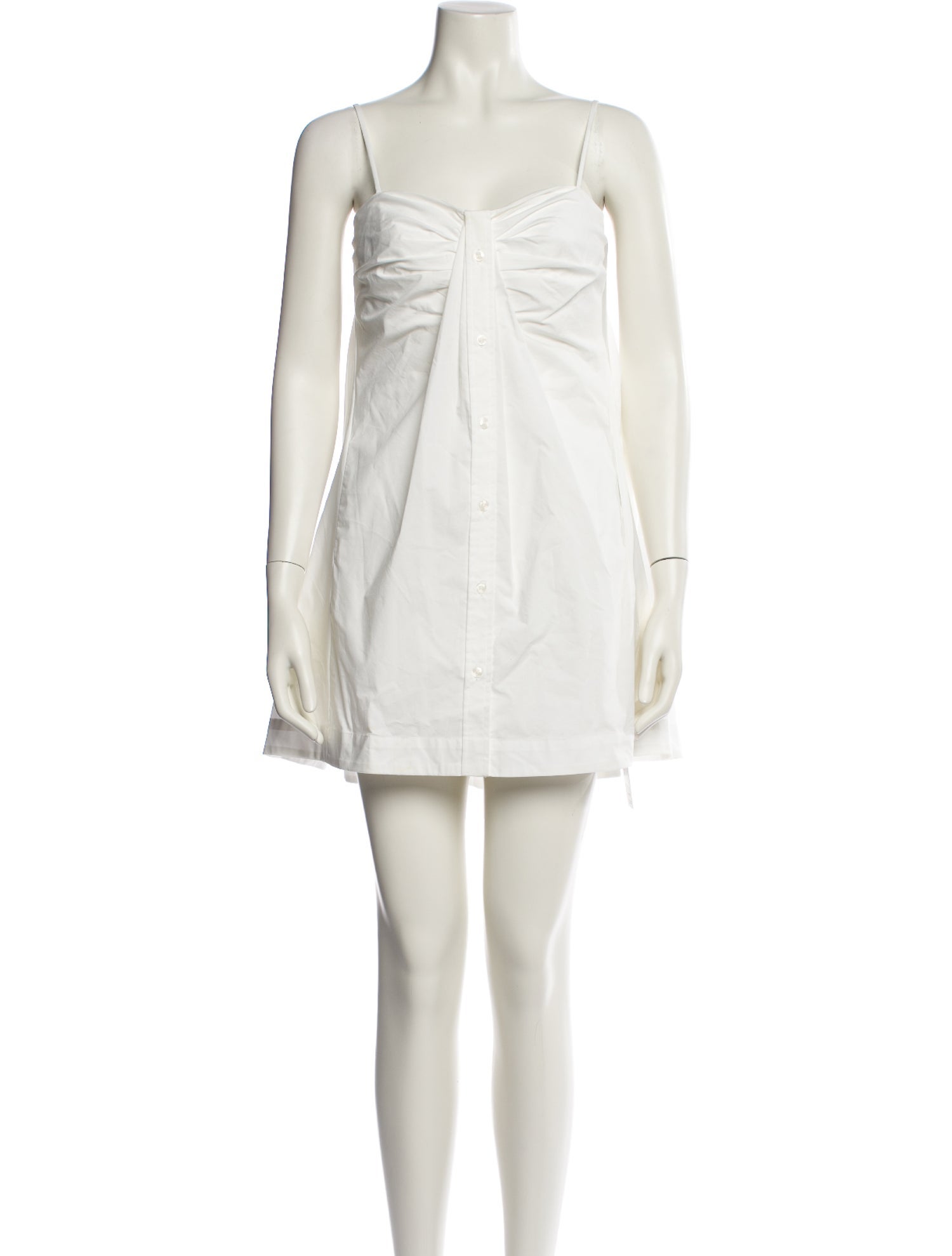 Jonathan Simkhai Square Neckline Mini Dress