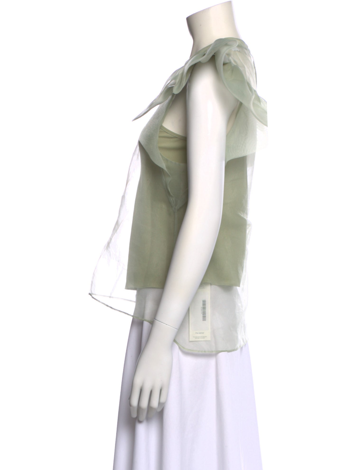 Jonathan Simkhai Scoop Neck Short Sleeve Top