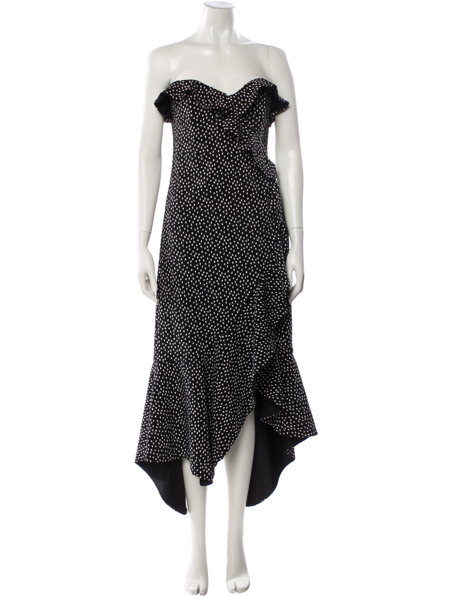 Jonathan Simkhai Polka Dot Print Long Dress