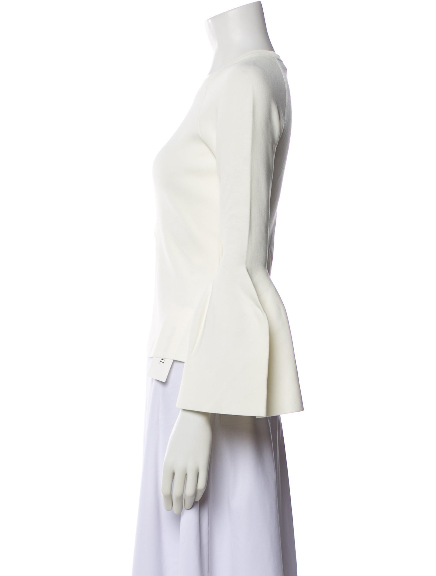 Jonathan Simkhai Crew Neck Long Sleeve Top w/ Tags