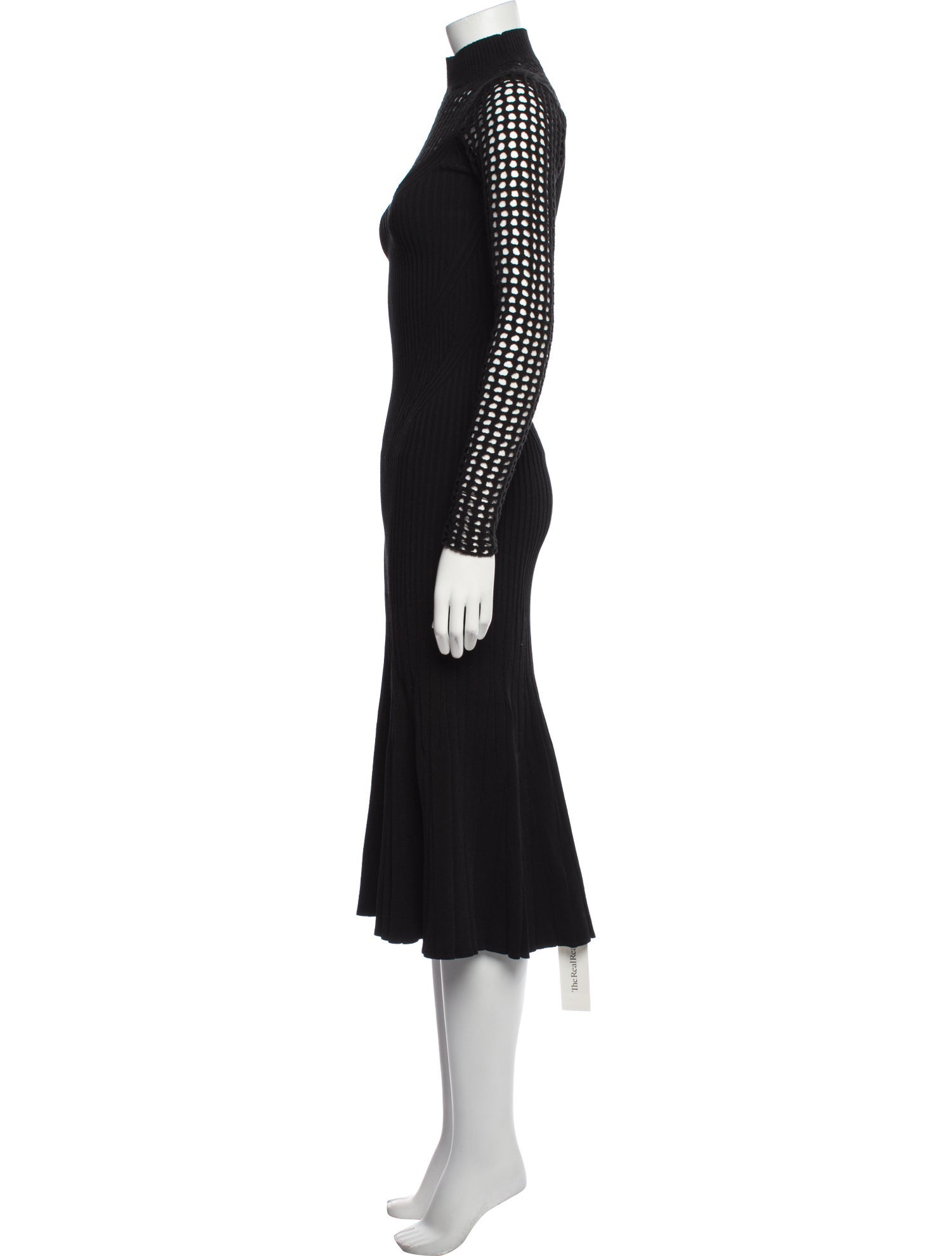 Jonathan Simkhai Mock Neck Midi Length Dress