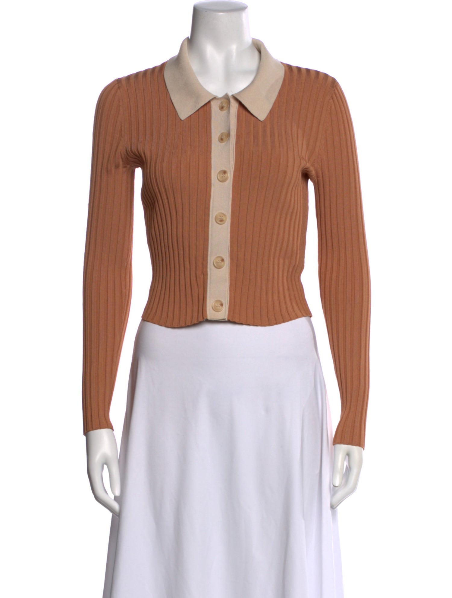 Jonathan Simkhai Long Sleeve Button-Up Top