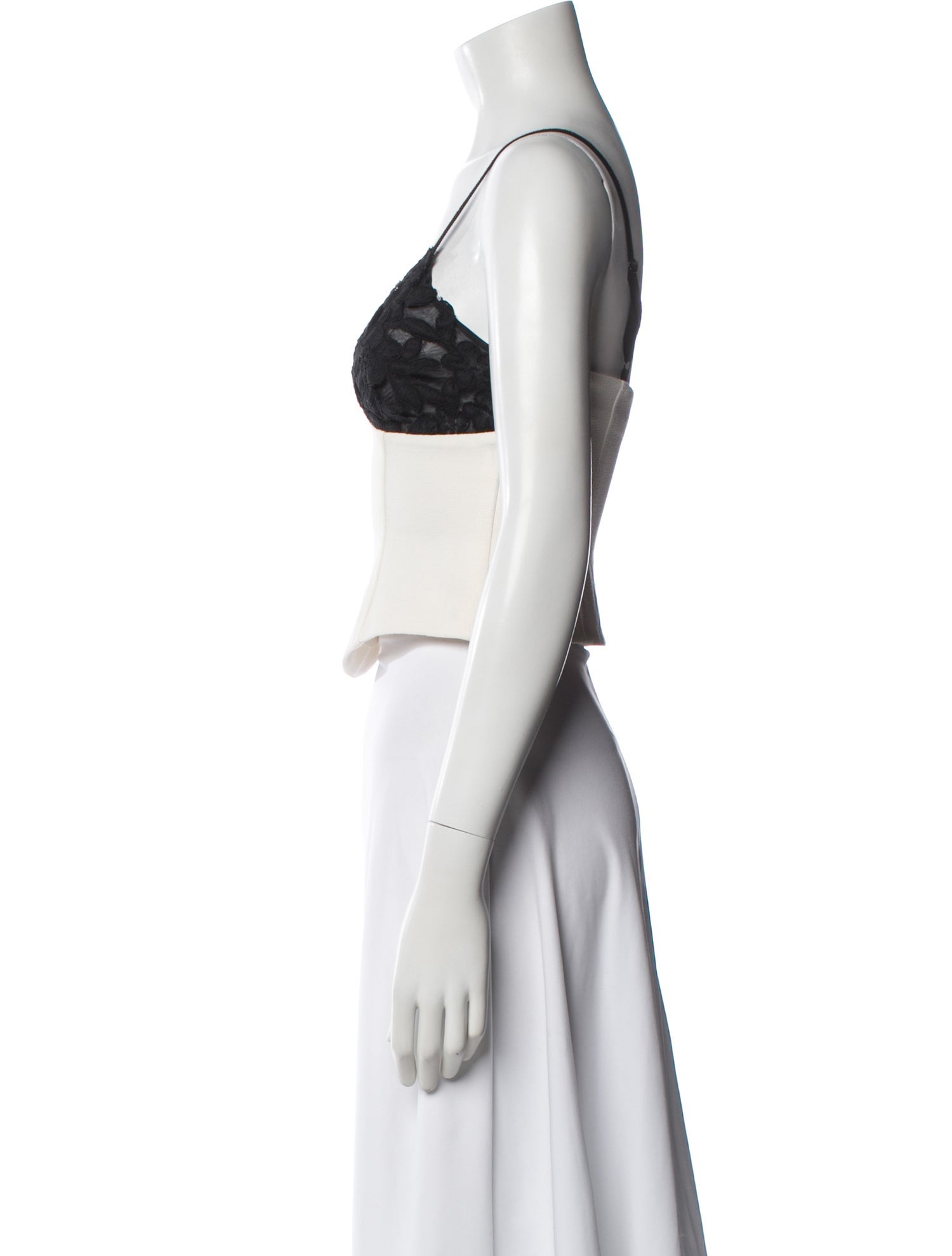 Jonathan Simkhai Lace Pattern V-Neck Top