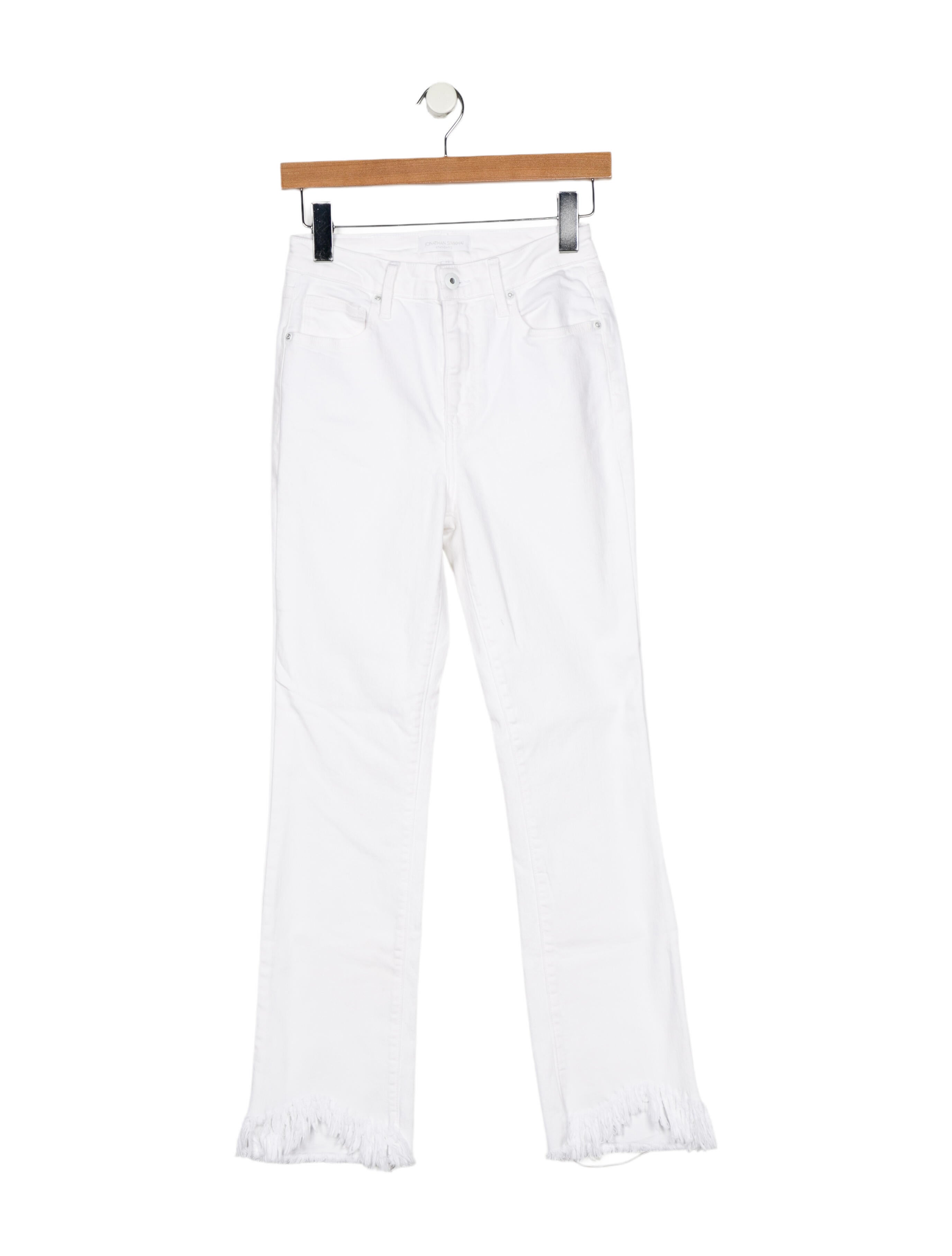 Jonathan Simkhai Mid-Rise Straight Leg Jeans