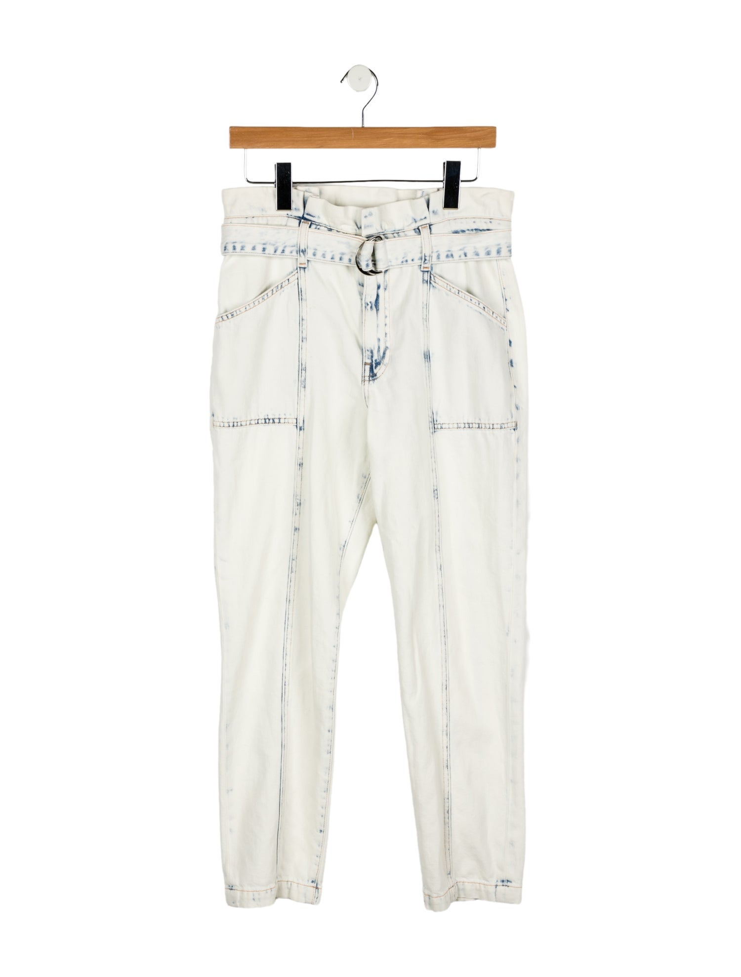 Jonathan Simkhai High-Rise Straight Leg Jeans