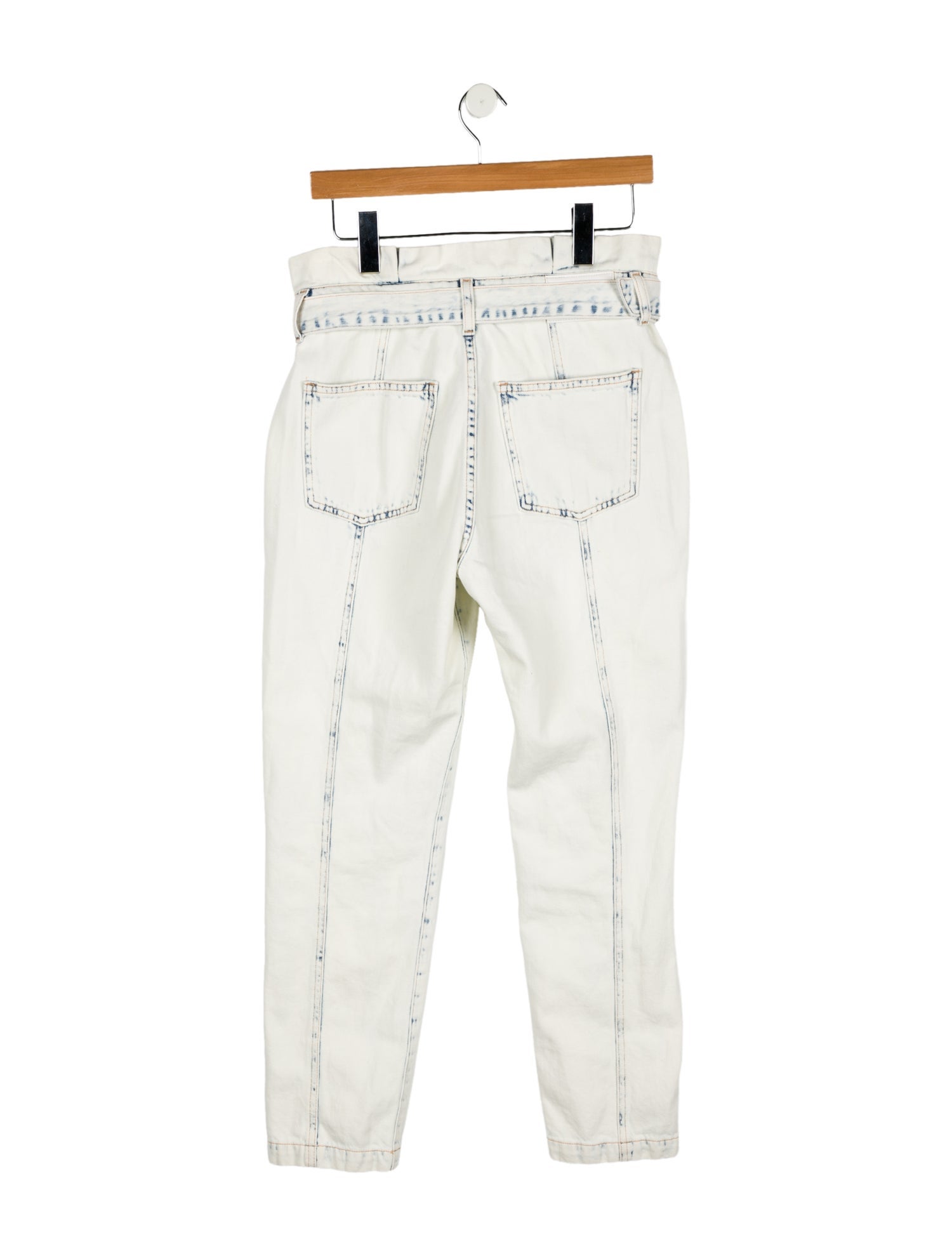 Jonathan Simkhai High-Rise Straight Leg Jeans