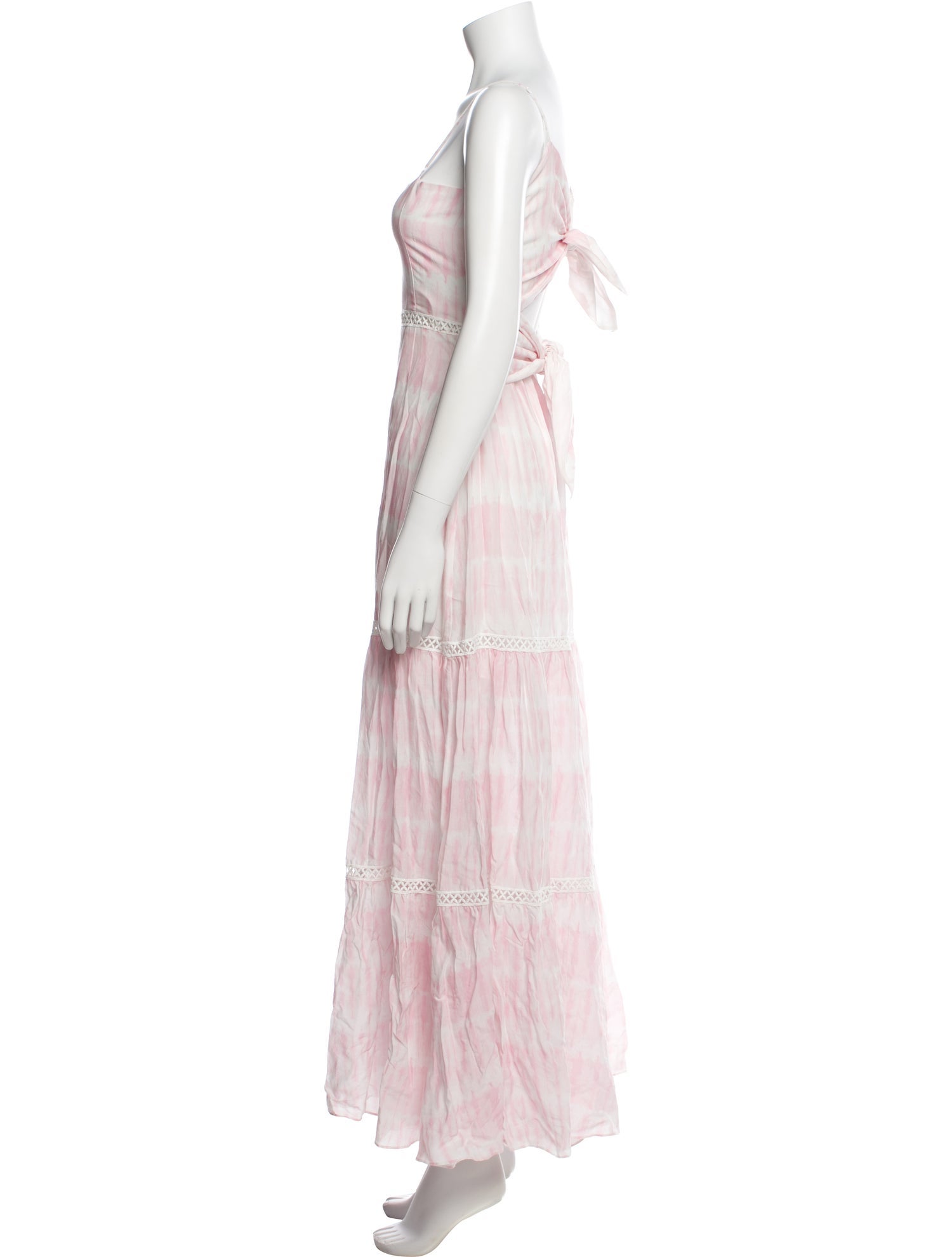 Jonathan Simkhai Plaid Print Long Dress