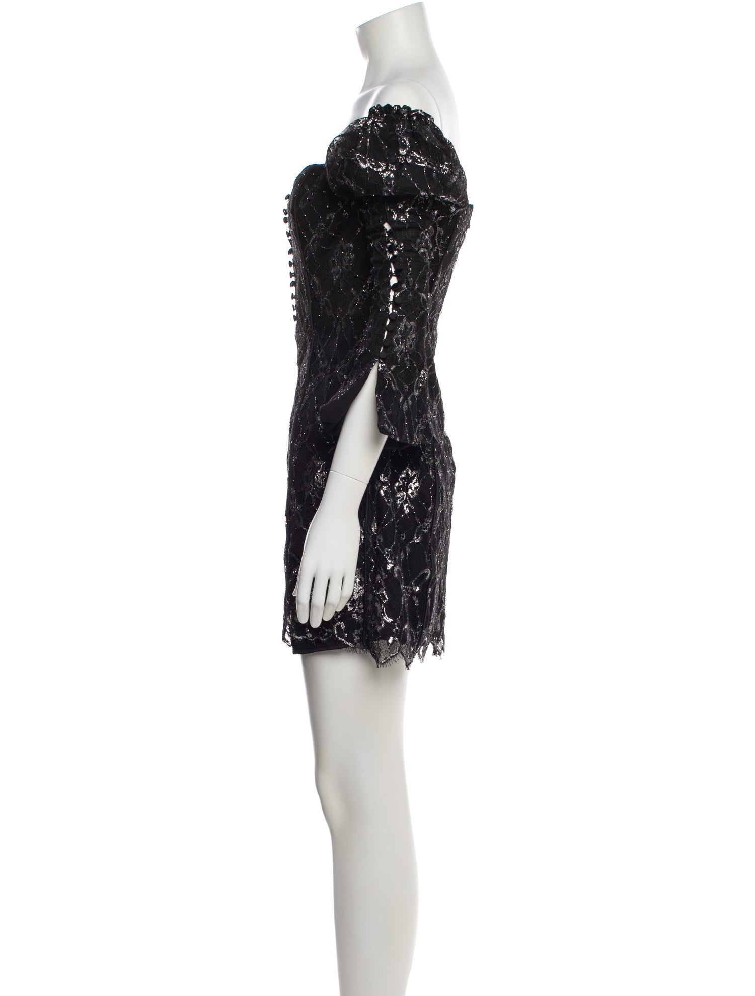 Jonathan Simkhai Lace Pattern Mini Dress