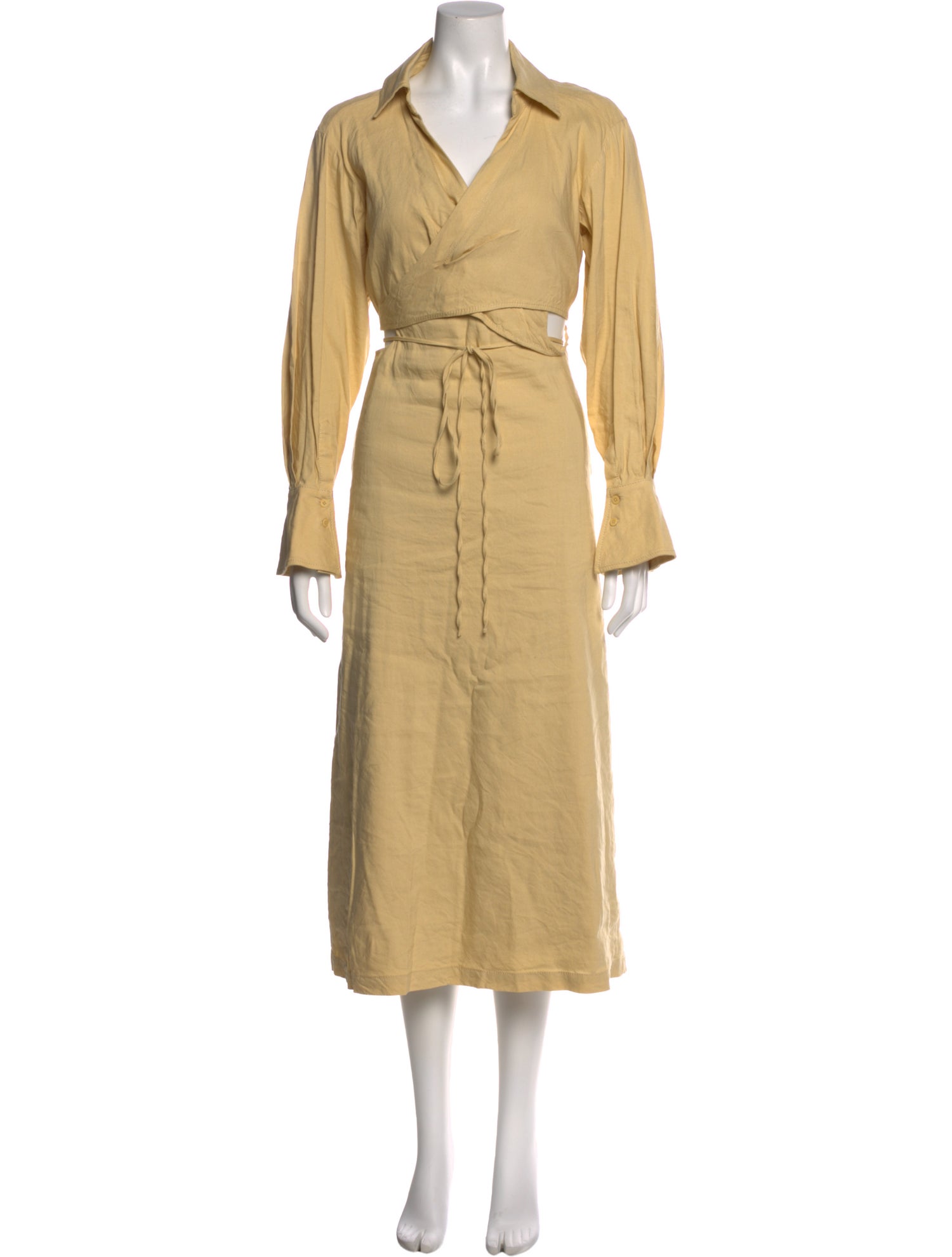 Jonathan Simkhai V-Neck Long Dress