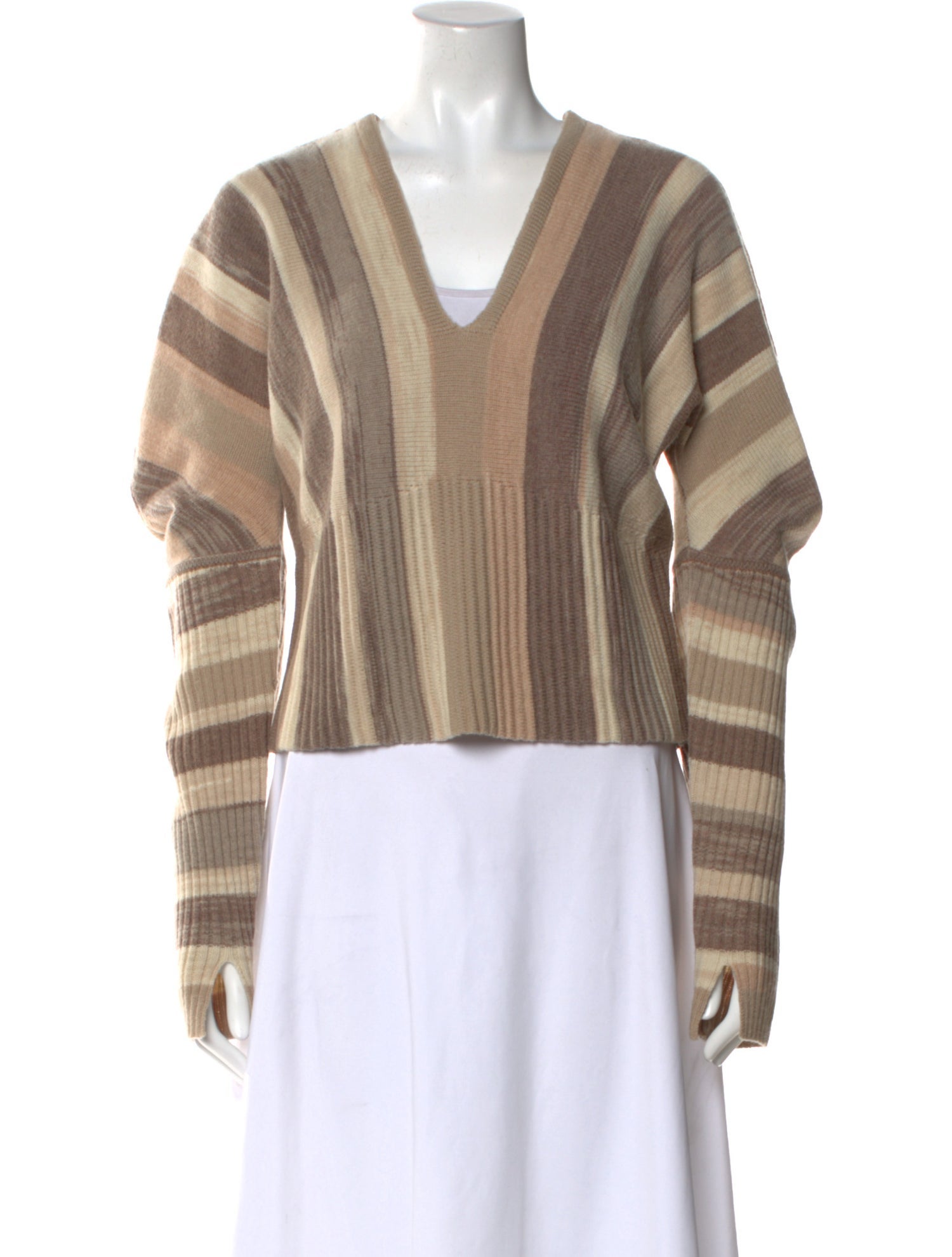 Jonathan Simkhai Wool Striped Sweater