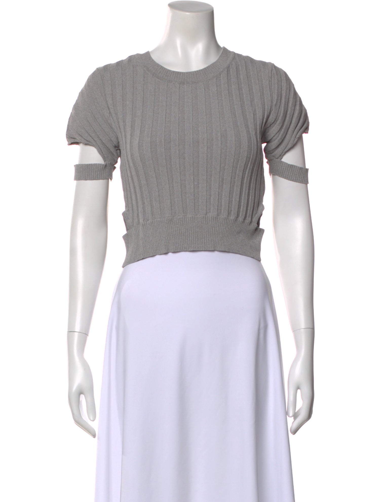 Jonathan Simkhai Crew Neck Short Sleeve Top